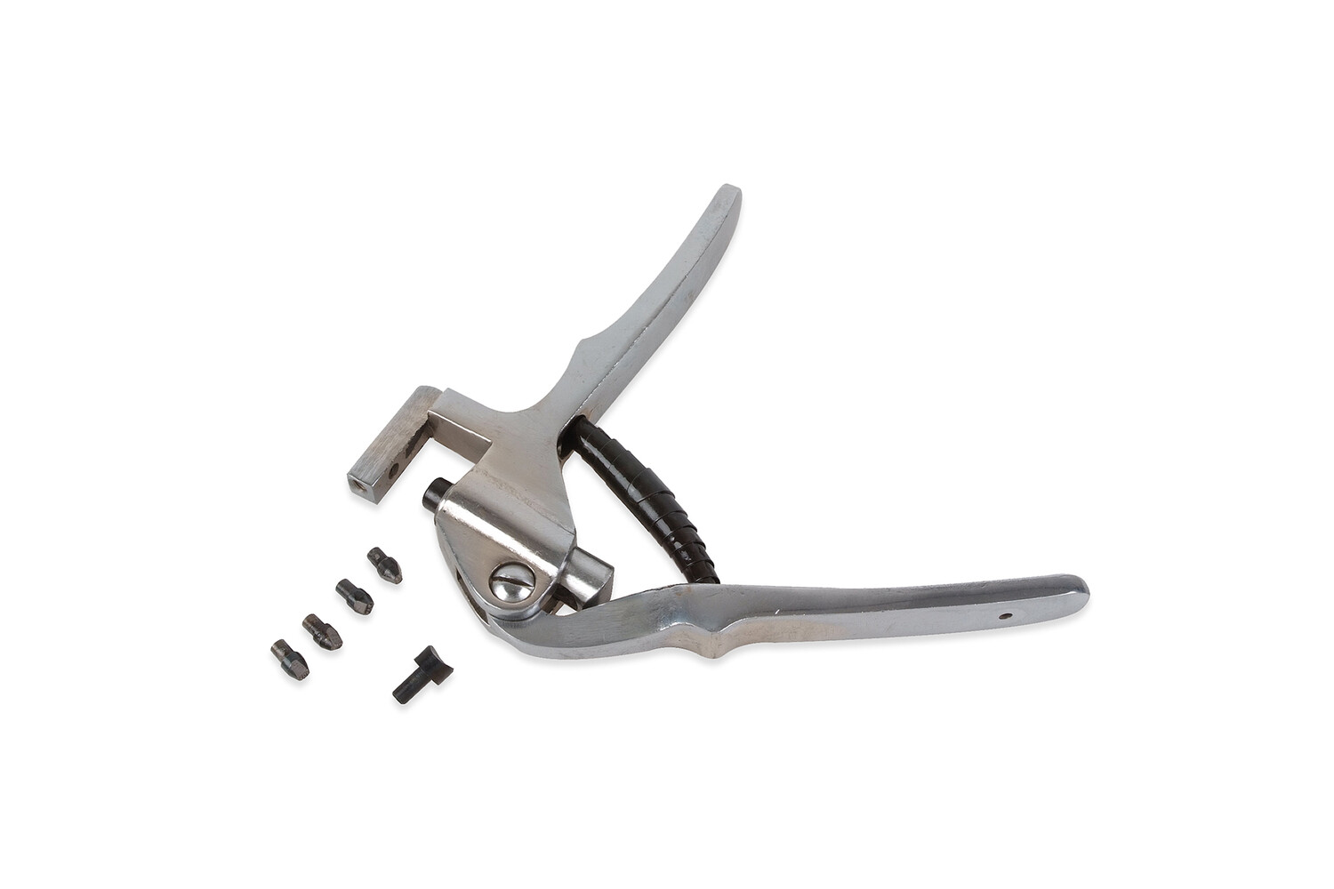 PINCE POUR POINÇONS AVEC 4 EMBOUTS.