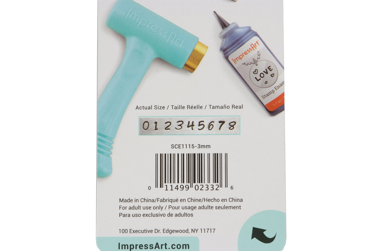 ESTAMPILLAGE CHIFFRES 3 MM