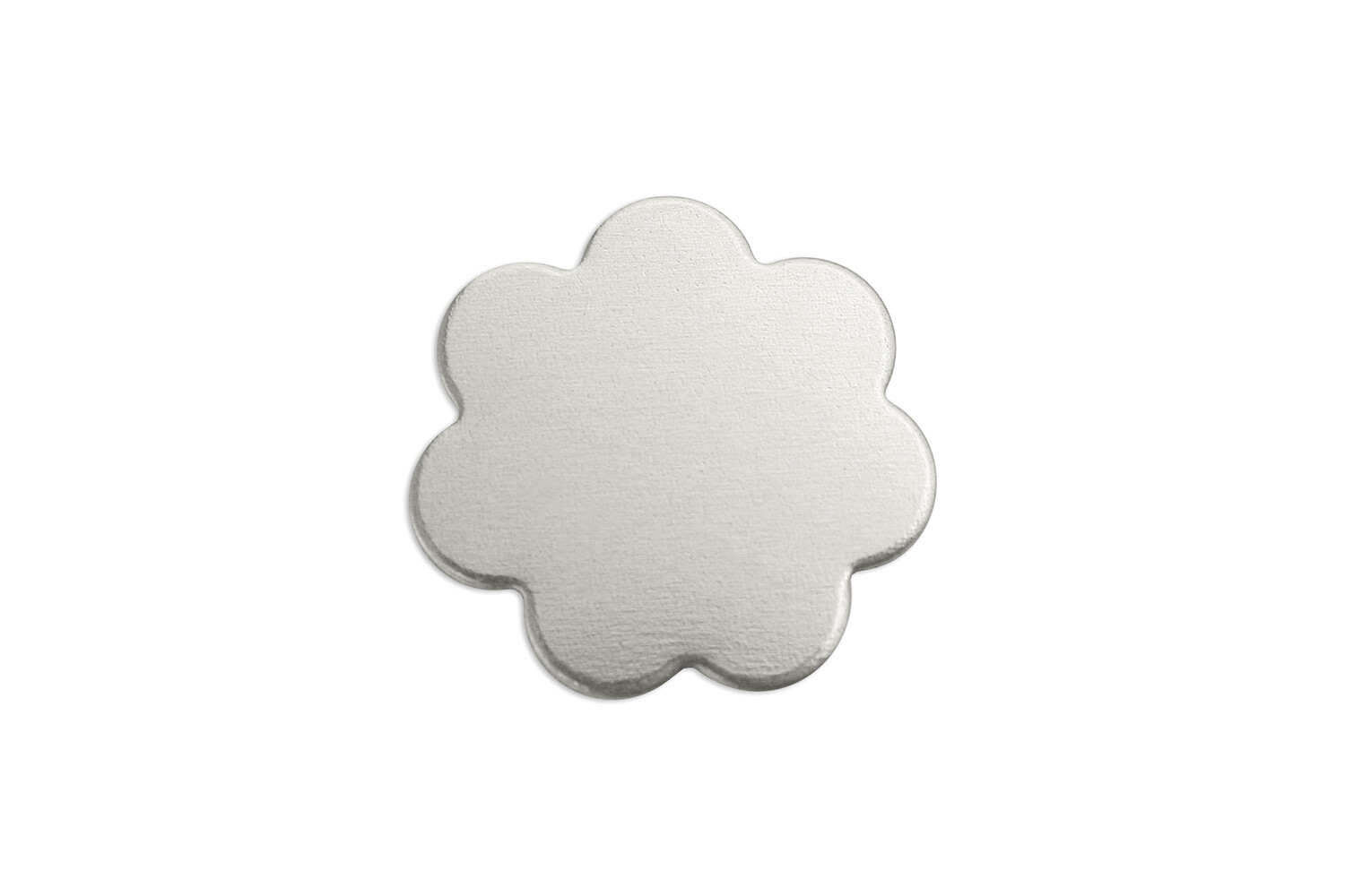 PLAQUE À GRAVER ALUMINIUM FLEUR 16 MM