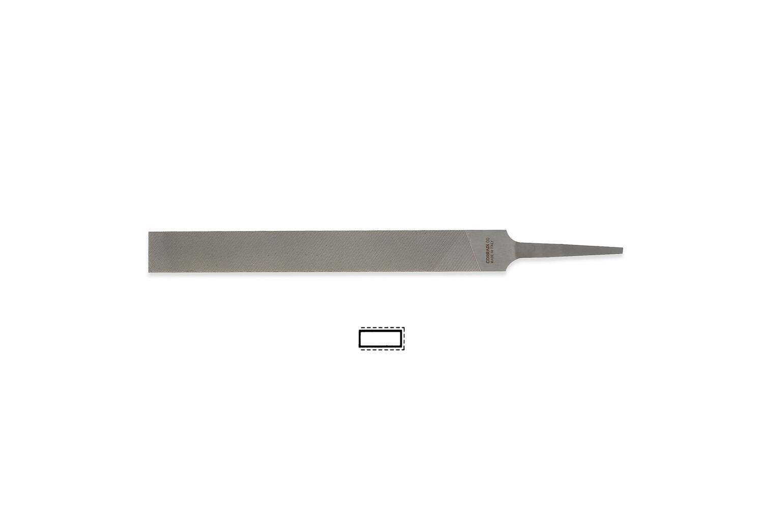 Lime plate 150 mm taille 2 Corradi