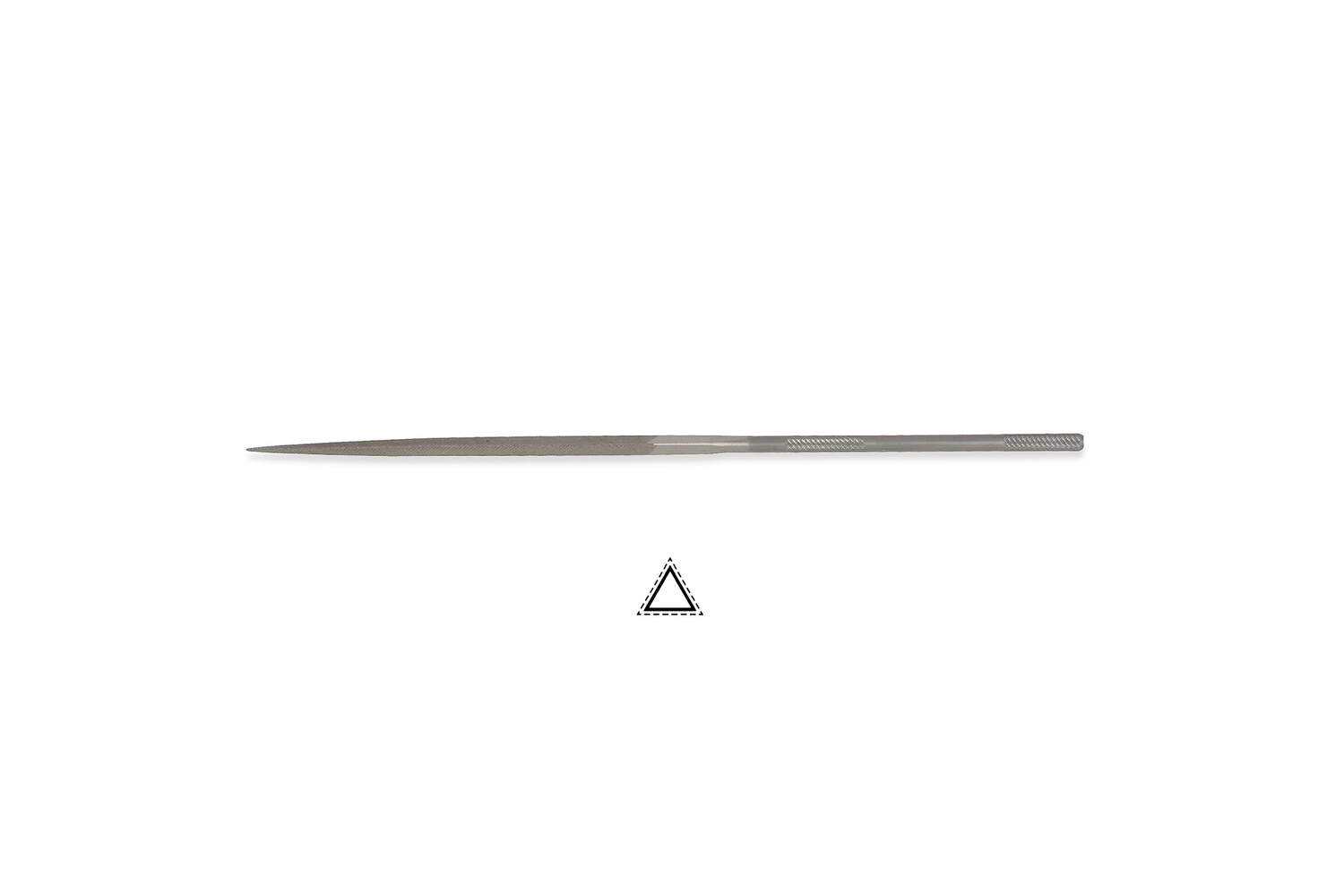 LIME AIGUILLE TRIANGLE CORRADI 140 MM-GRAIN 2