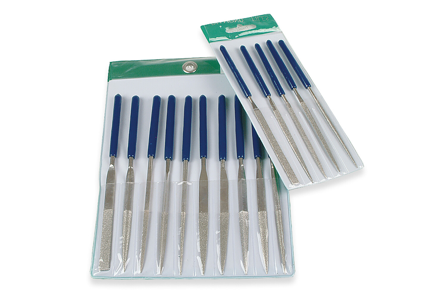 SET DE 10 LIMES DIAMANTEES AVEC MANCHE