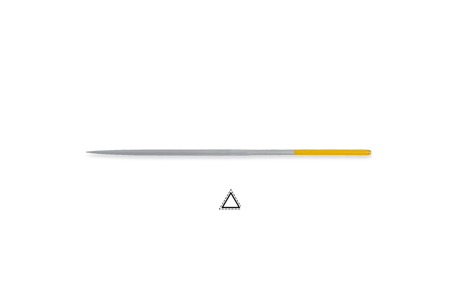 LIME AIGUILLE VALTITAN TRIANGLE 180 MM GRAIN 2