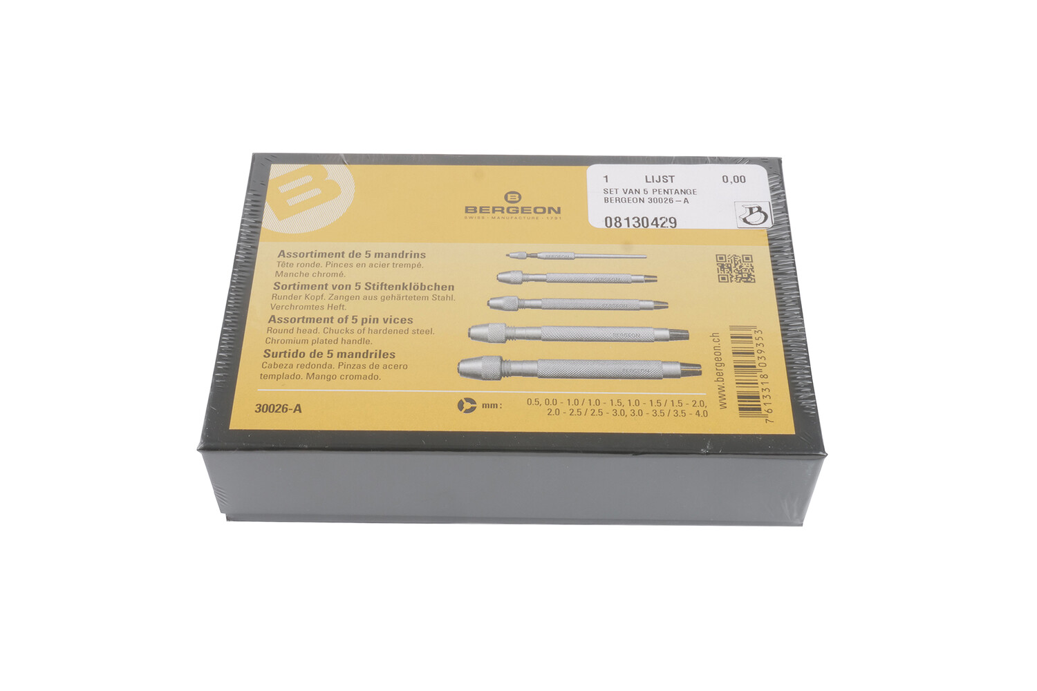 Set van 5 pentangen bergeon 30026-A