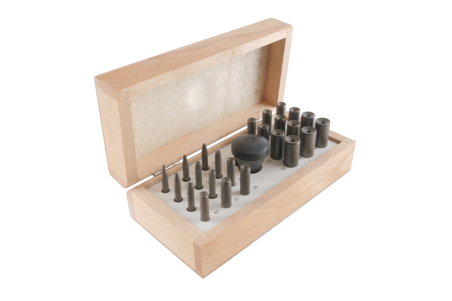 OUTILS A SERTIR 24 ELEMENTS AVEC MANCHE