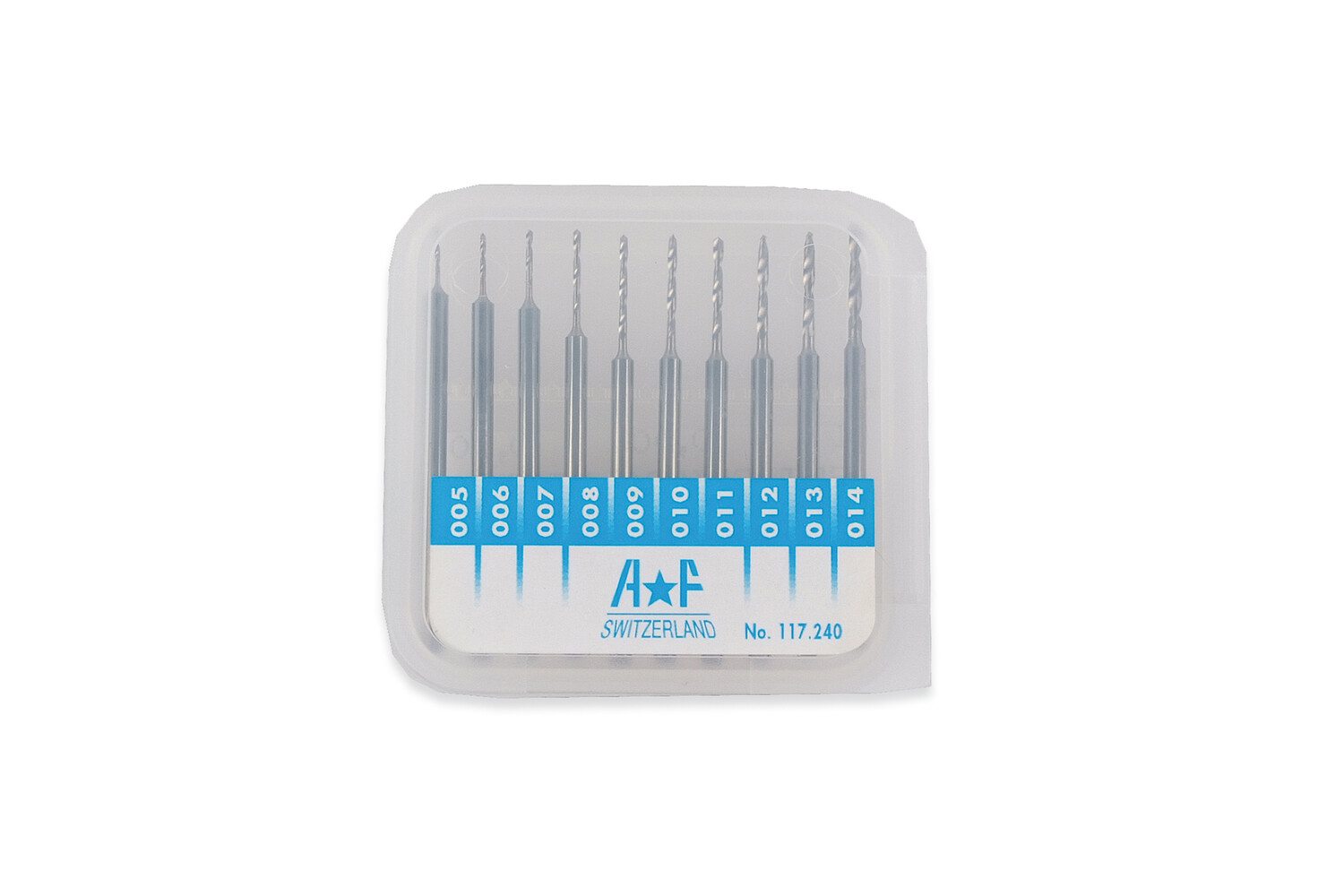SET DE 10 FORETS WIDIA / 0,5 - 1,4 MM