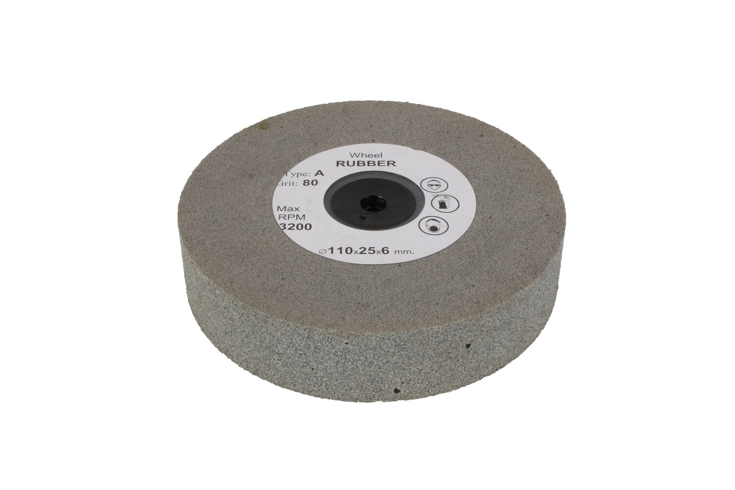 DISQUE CAOUTCHOUC DOUX - GRAIN 80