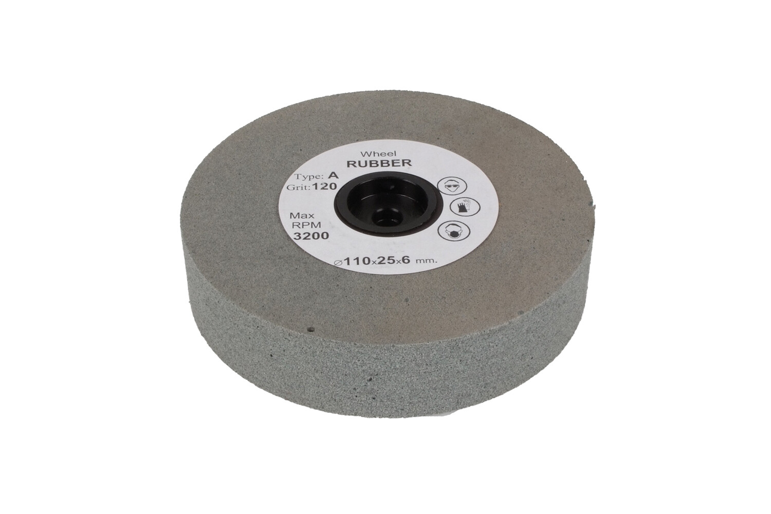 DISQUE CAOUTCHOUC DOUX - GRAIN 120