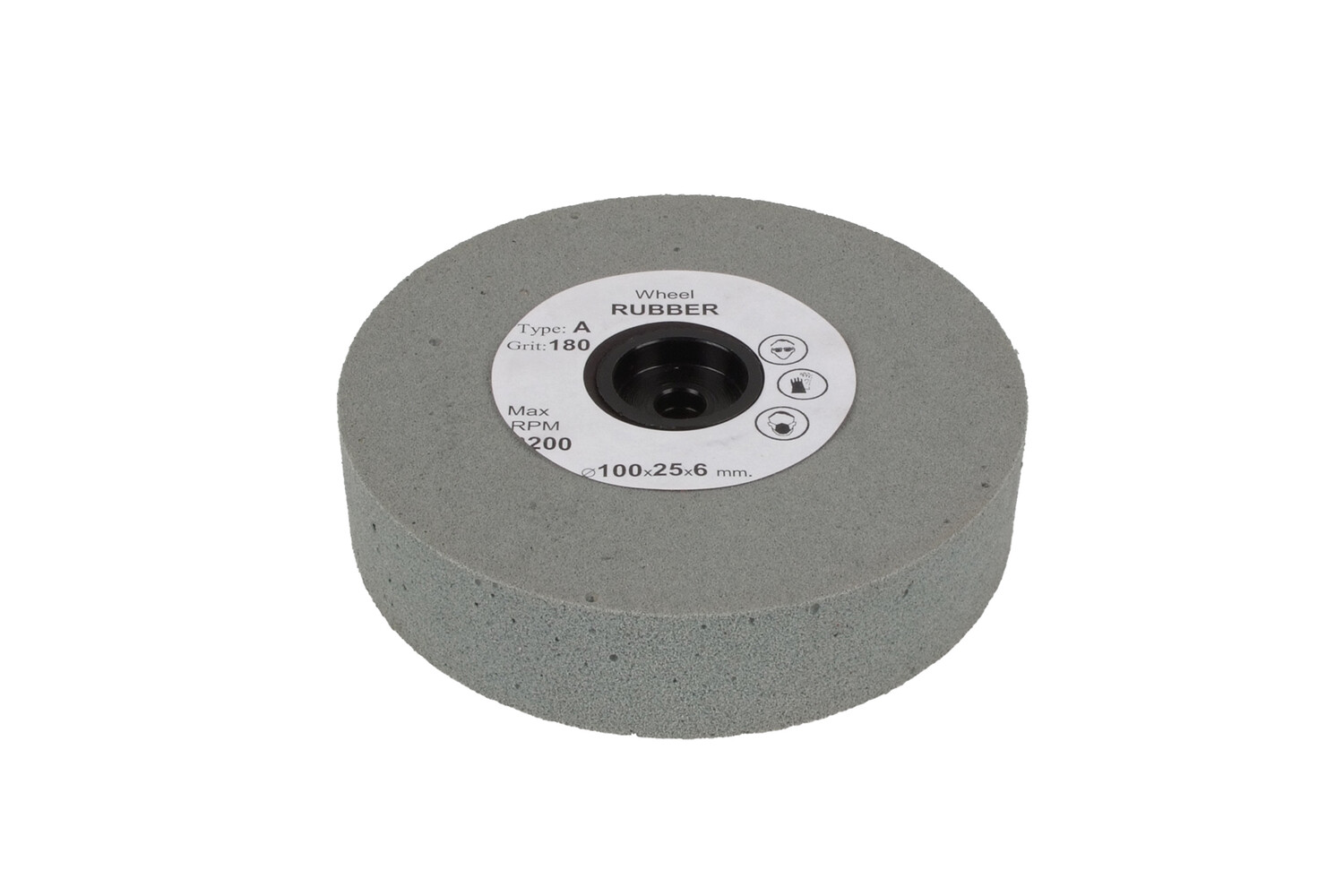 DISQUE CAOUTCHOUC DOUX - GRAIN 180