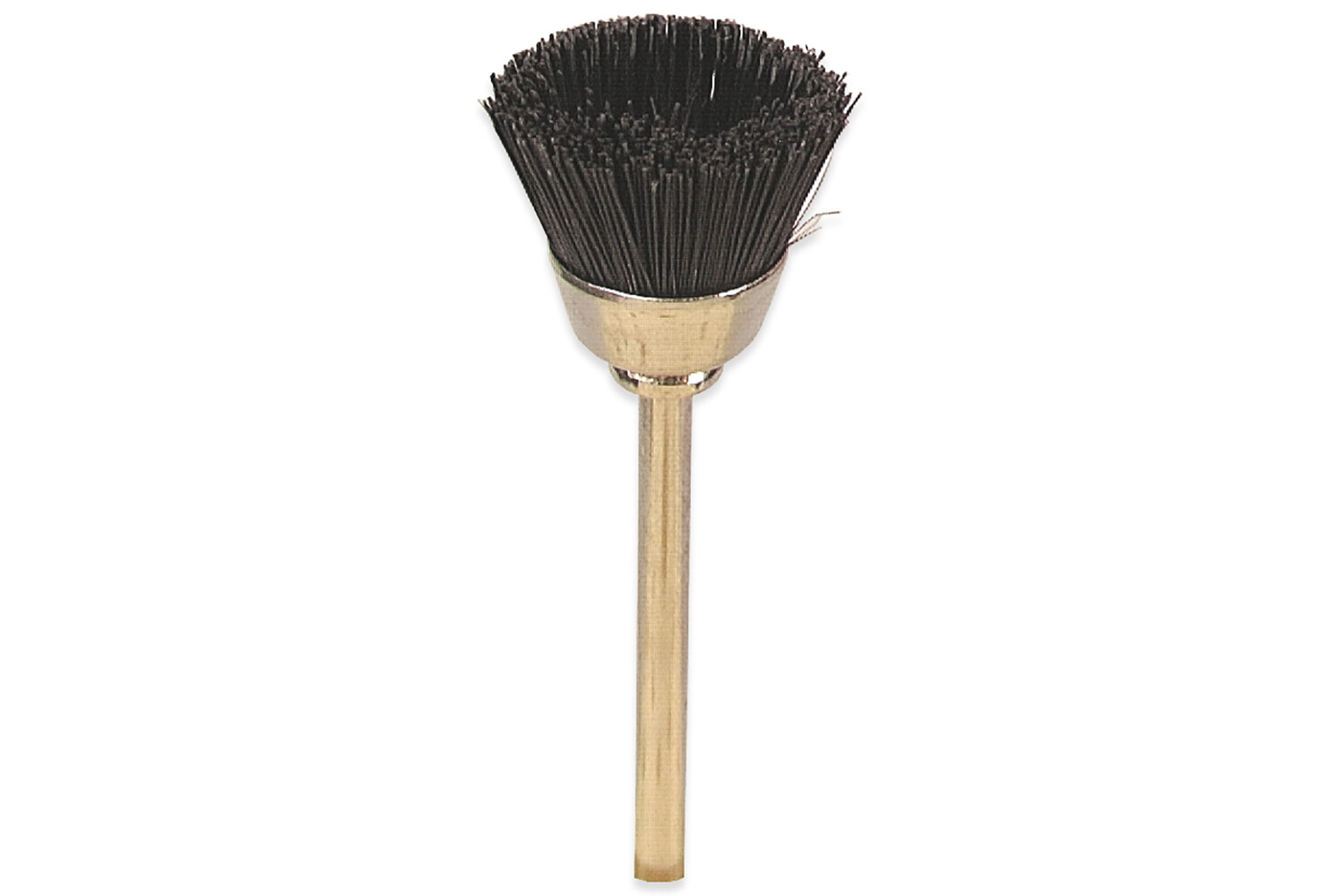 BROSSE RONDE NOIRE AVEC AXE