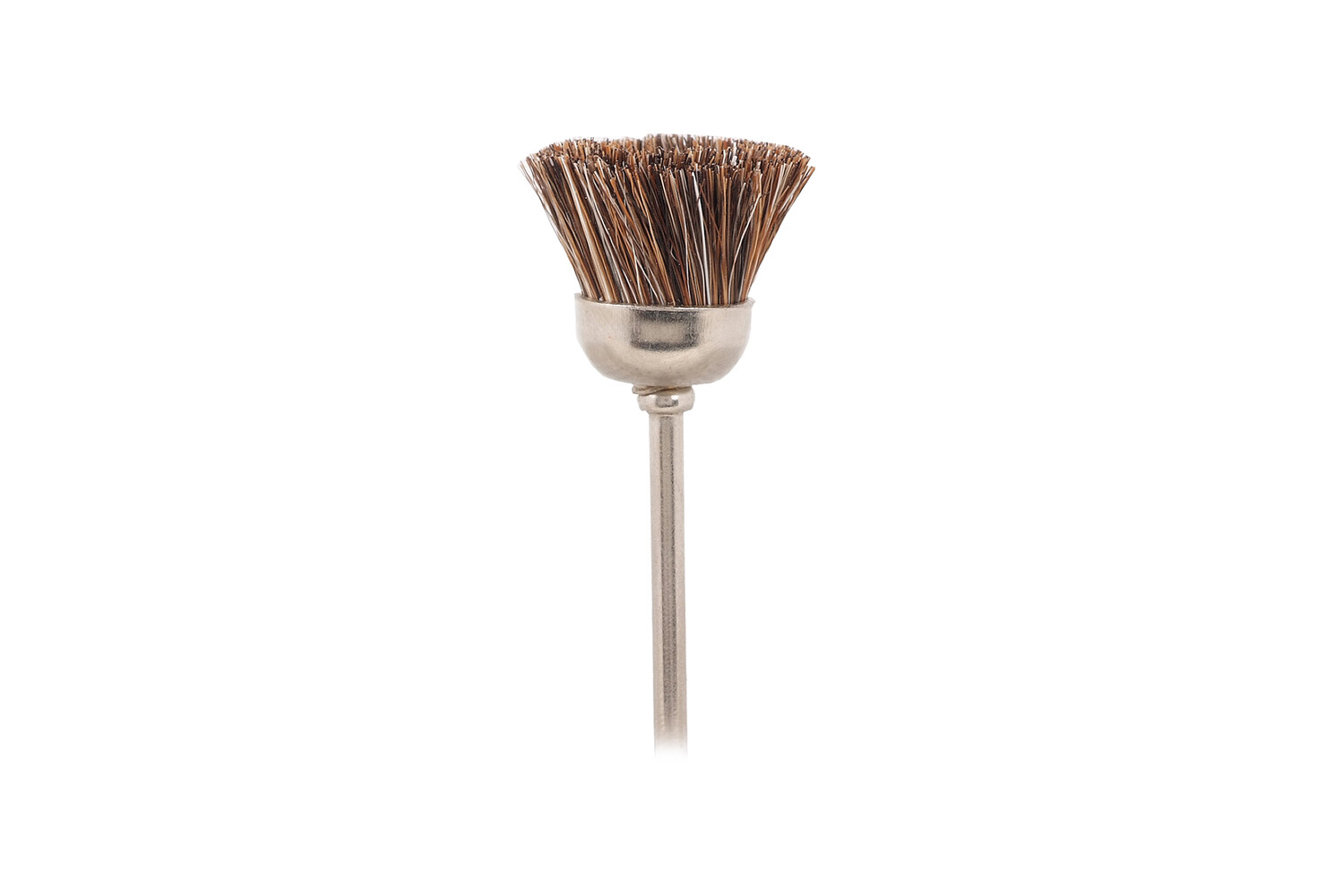 BROSSE HM CERCLE BRUN AVEC AXE