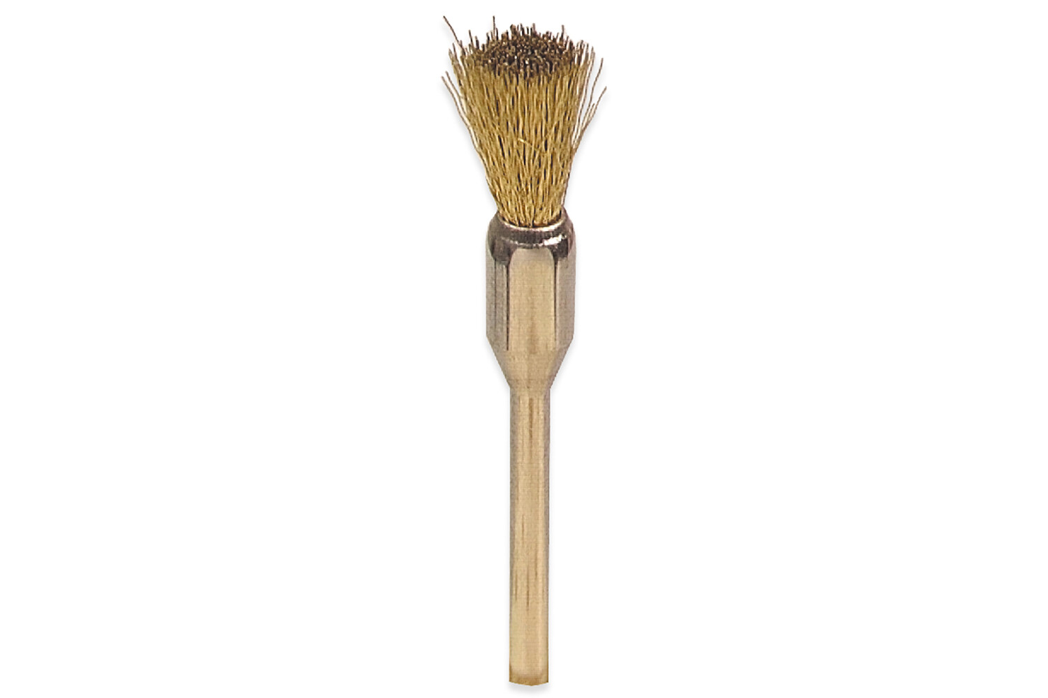 BROSSE PINCEAU LAITON AVEC AXE
