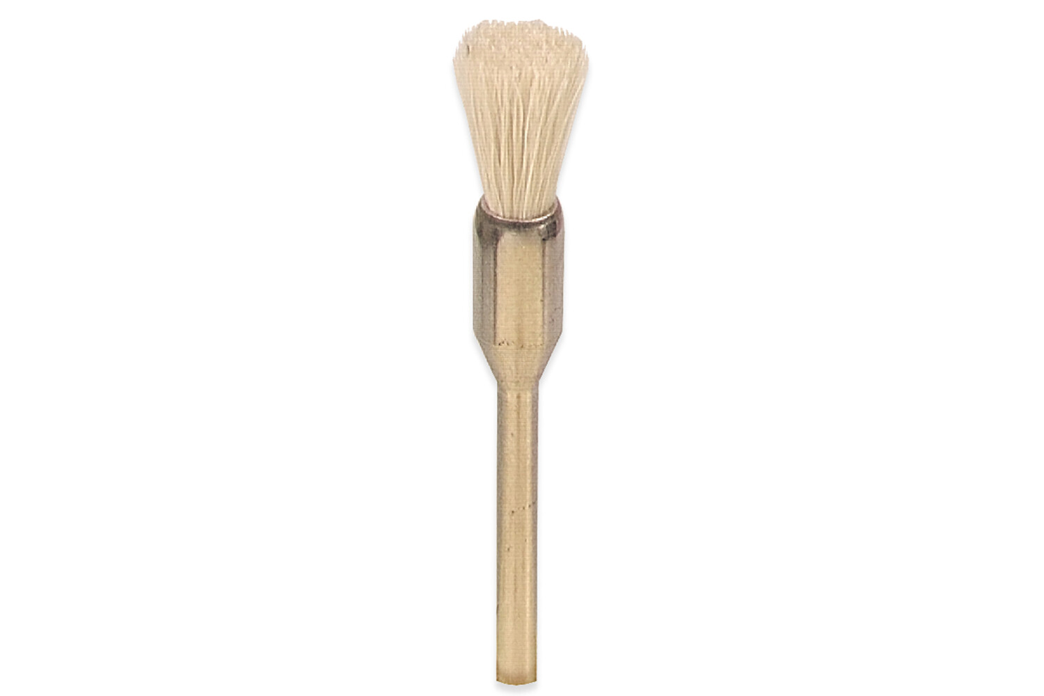 BROSSE PINCEAU H.M. BLANC AVEC AXE