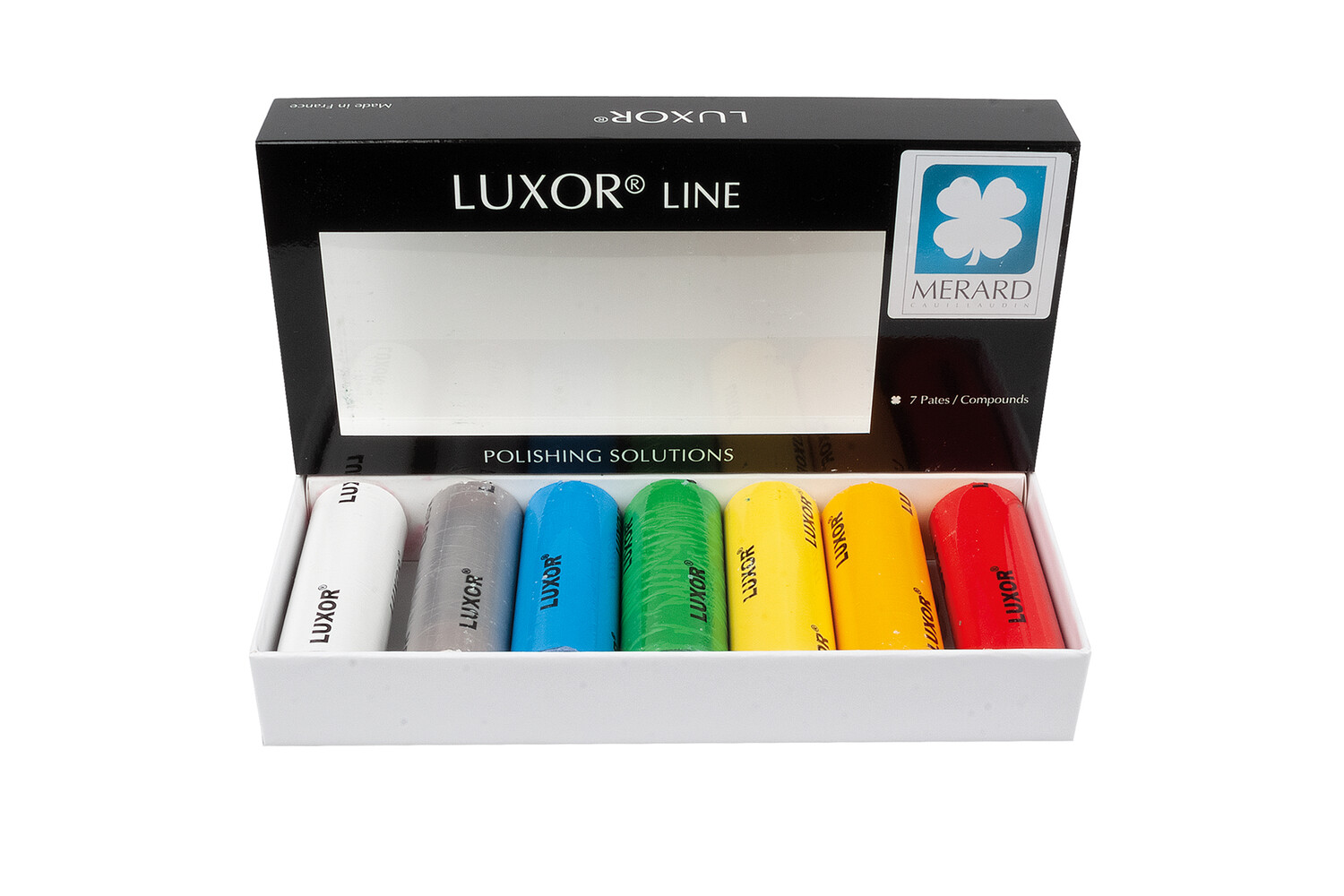 ASSORTIMENT DE 7 PATES A POLIR LUXOR