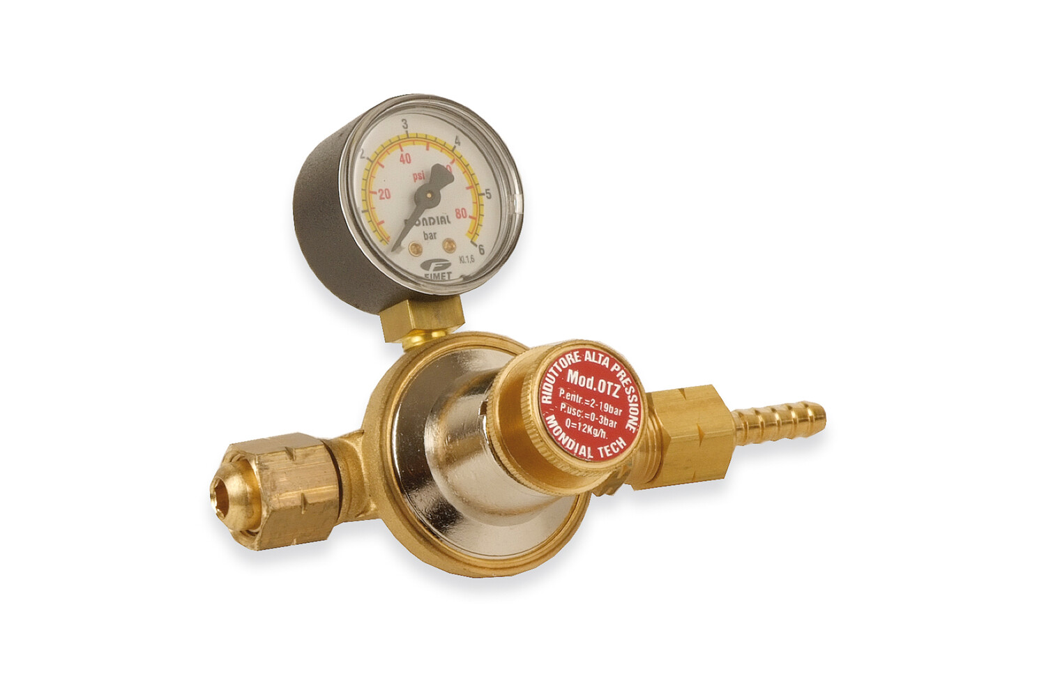 REGULATEUR ADAPTABLE 3/8 GAUCHE AV MANOMETRE