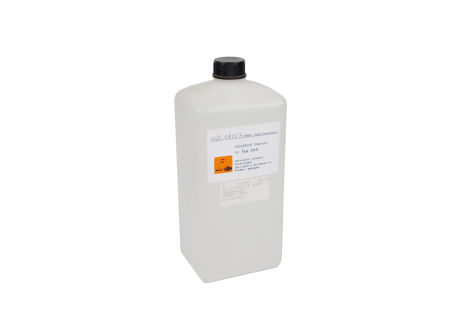 BAIN ELECTROLYTIQUE POUR AQUARIUS 250