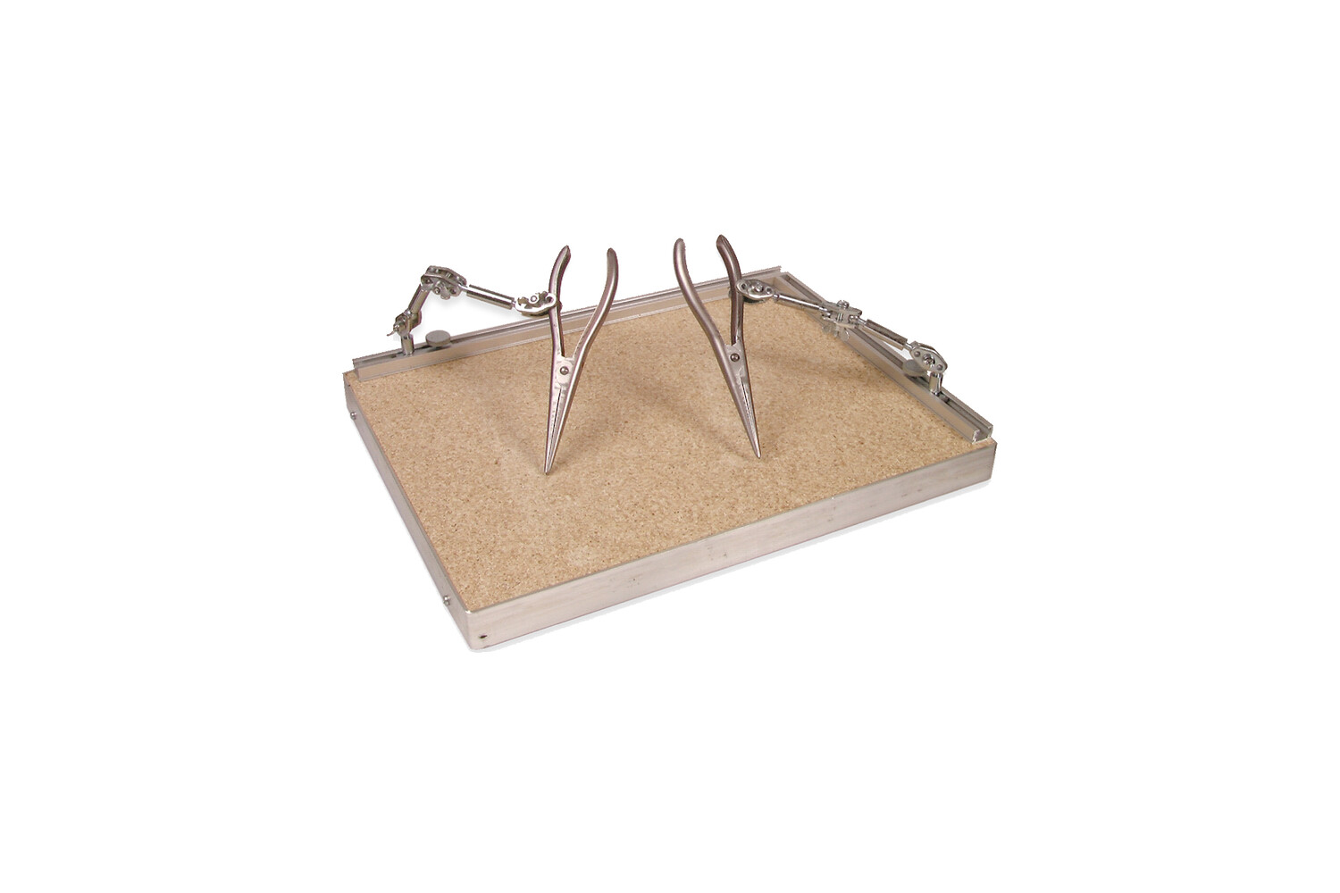 PLAQUE A SOUDER AVEC 2 PINCES