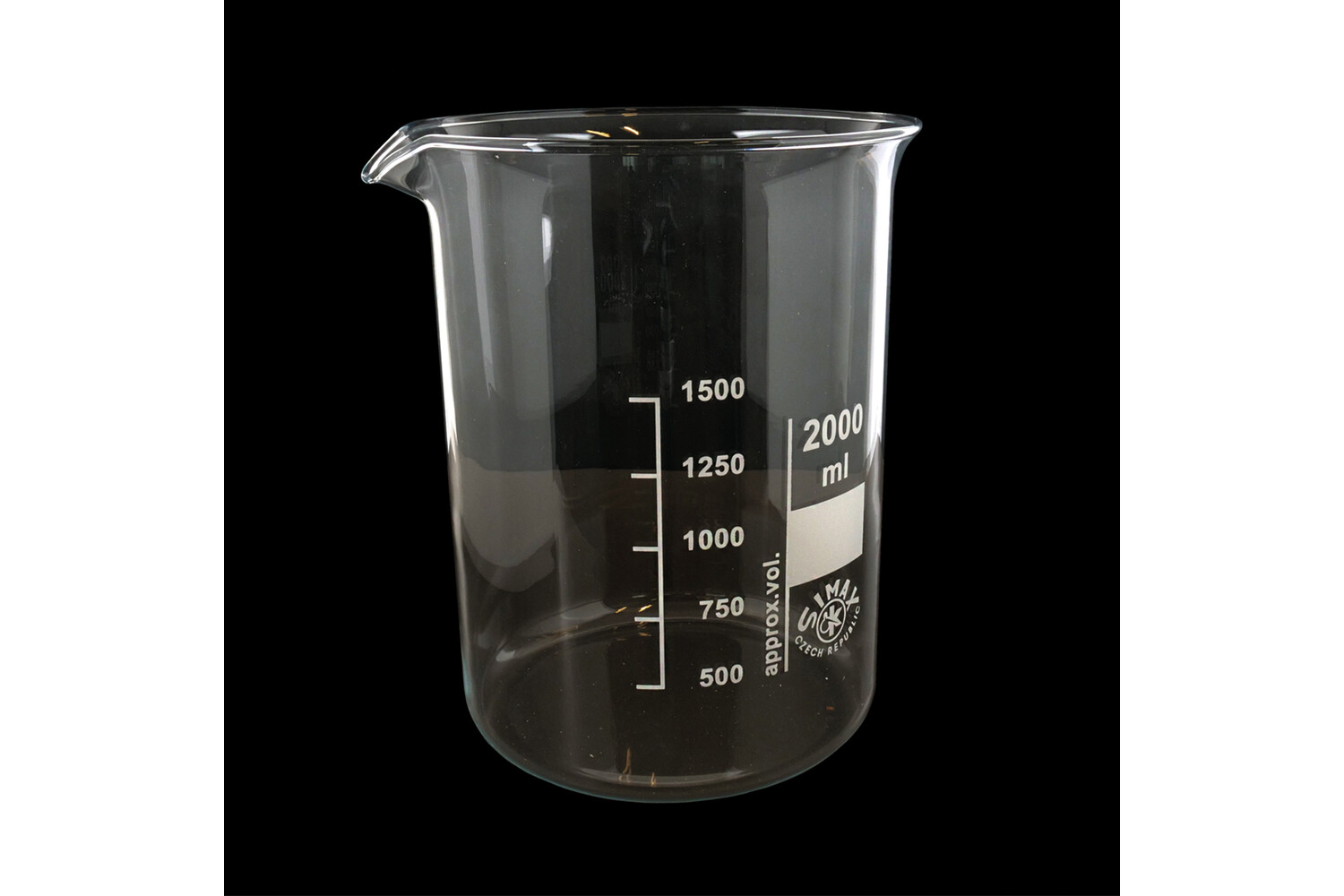 Bocal en verre 2 litres