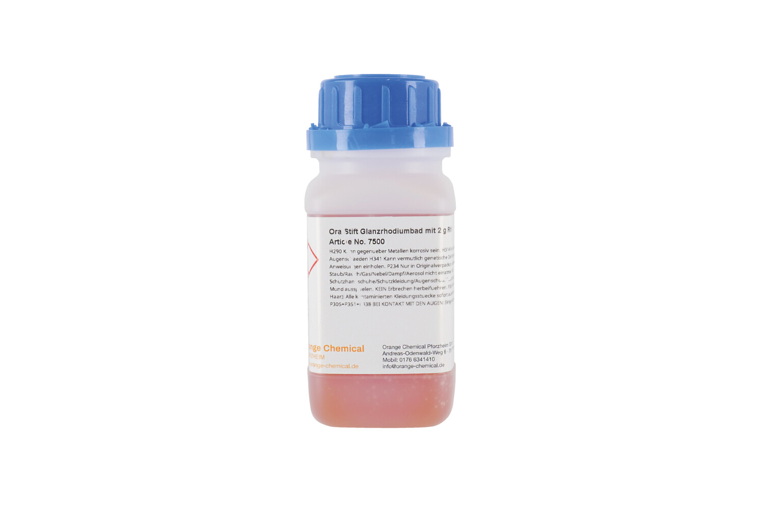 Solution de rhodium pour marqueur Orange Chemical