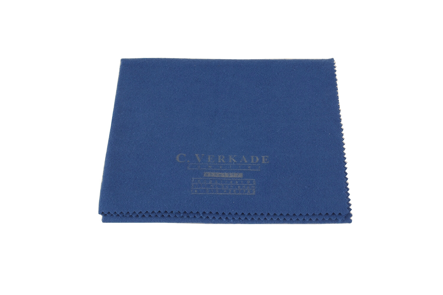 CHIFFON MICROFIBRE BLEU FONCE AVEC IMPRESSION