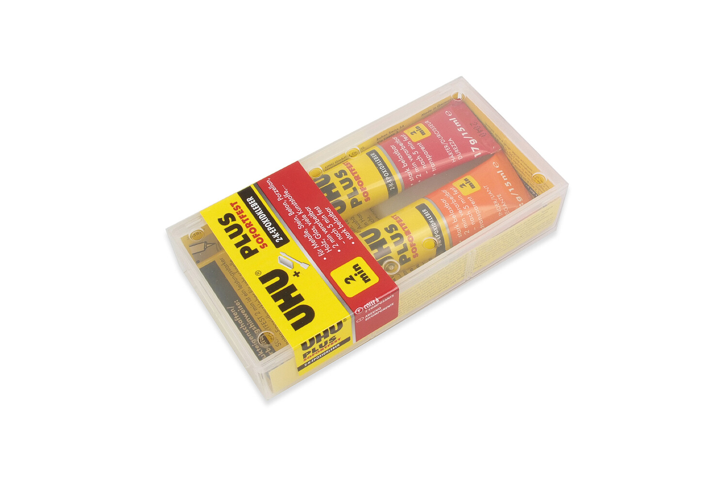 Colle bi-composant plus prise rapide 35 grammes UHU
