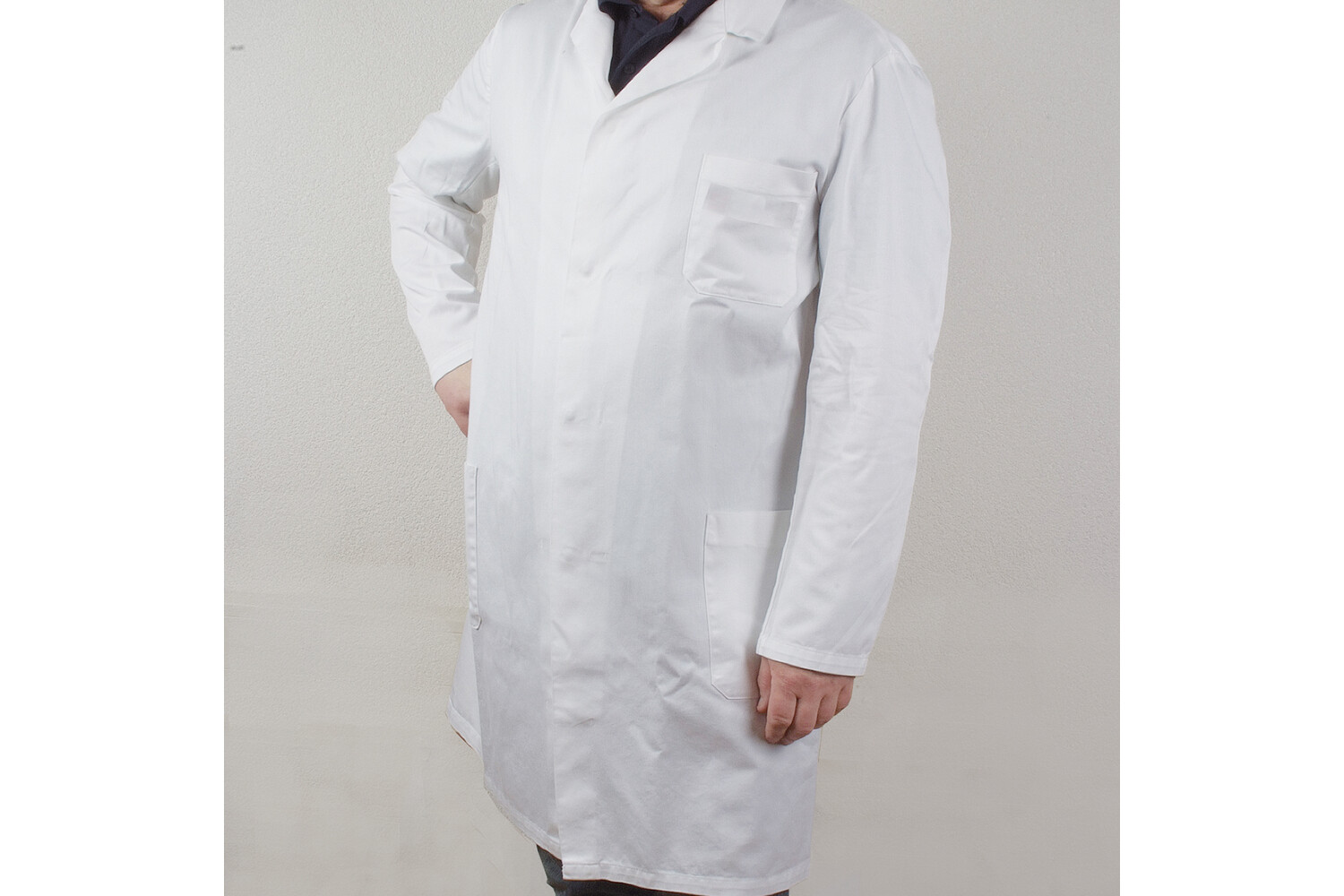 TABLIER EN COTON BLANC M