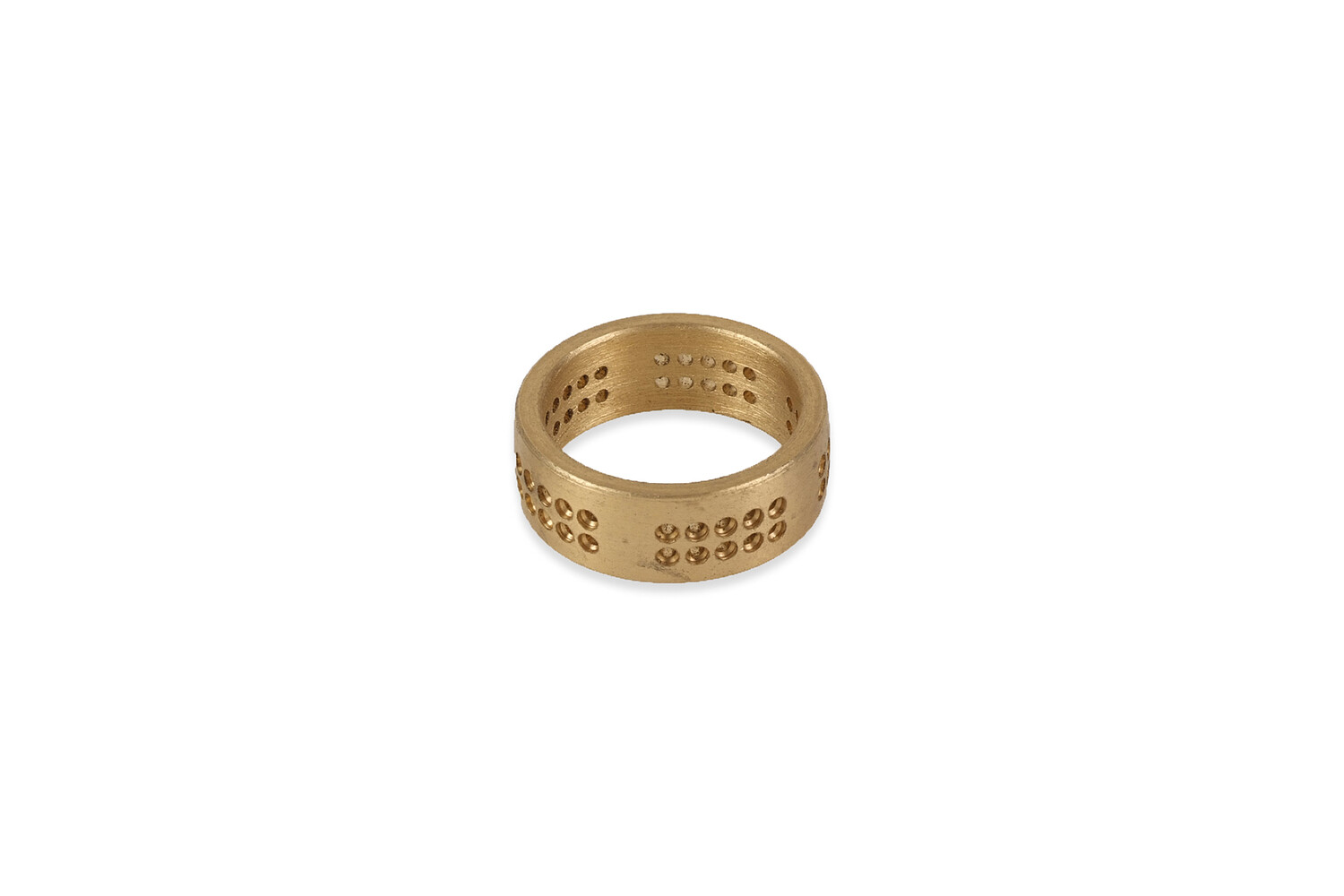 Oefenring pavé messing GRS