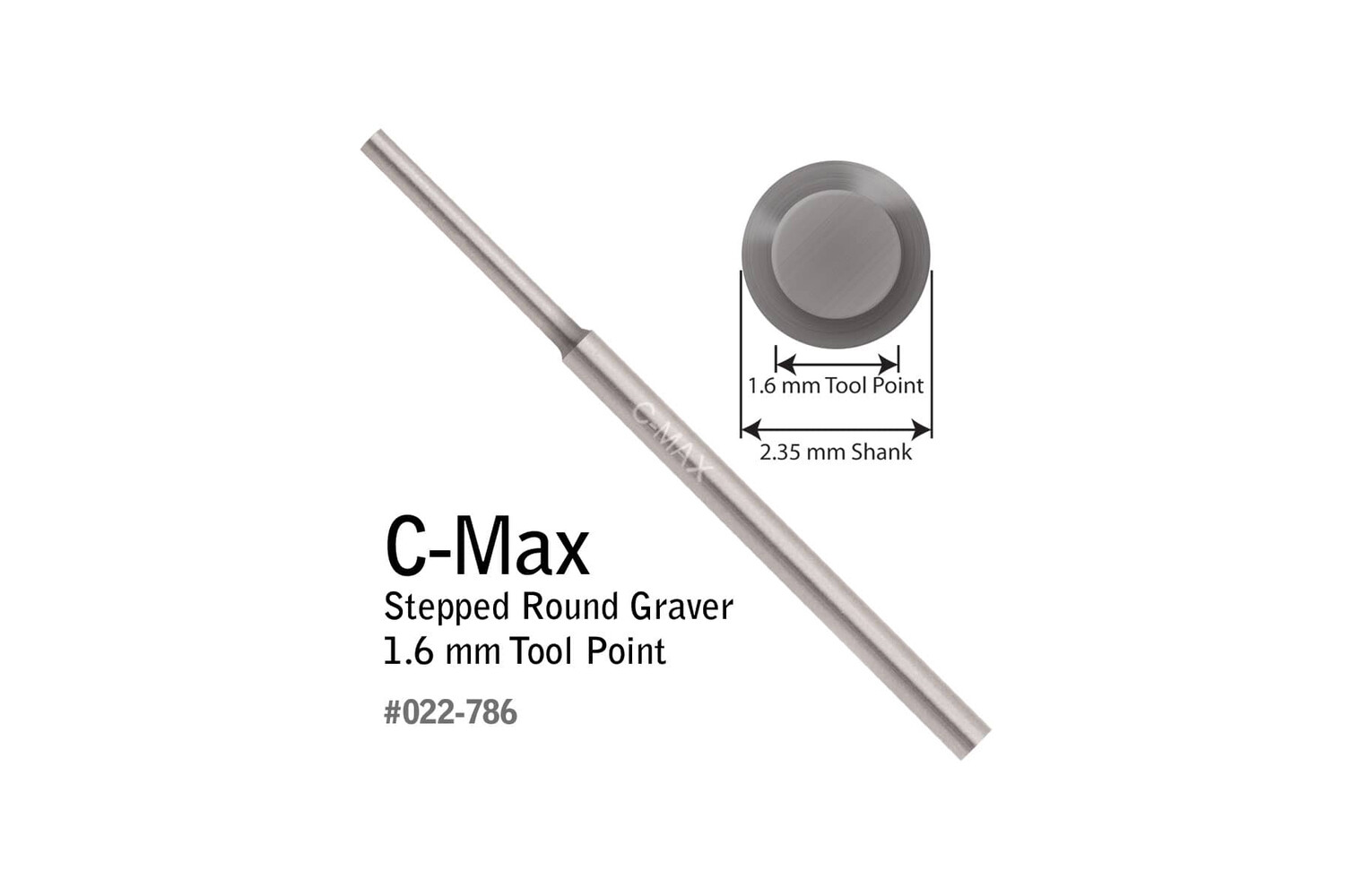 ÉCHOPPE RONDE C-MAX GRADUÉE, 1,6 MM