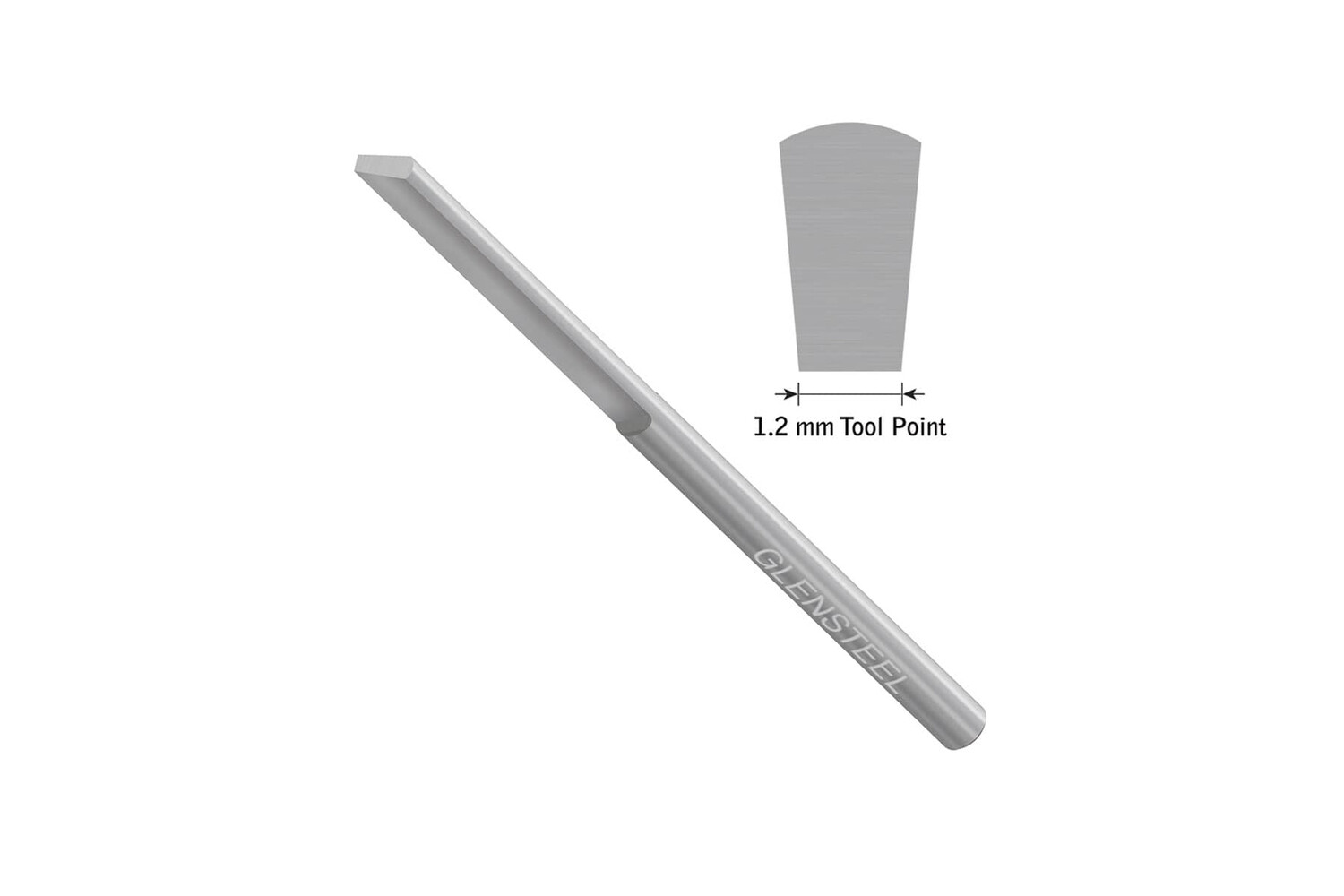 ECHOPPE PLATE BISEAUTÉE GRS 1,2 MM