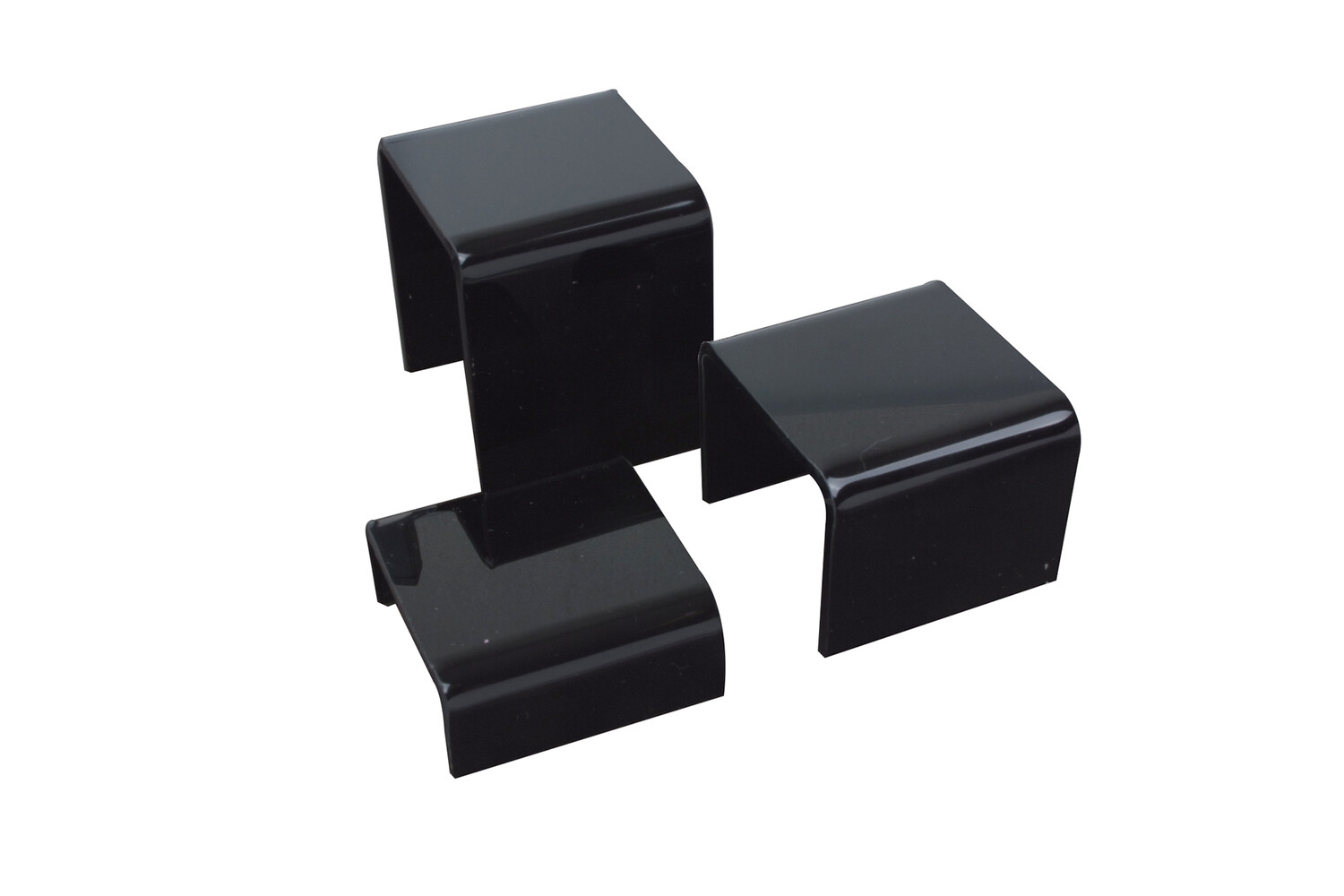 SET DE 3 PRÉSENTOIRS À ÉTAGES-NOIR