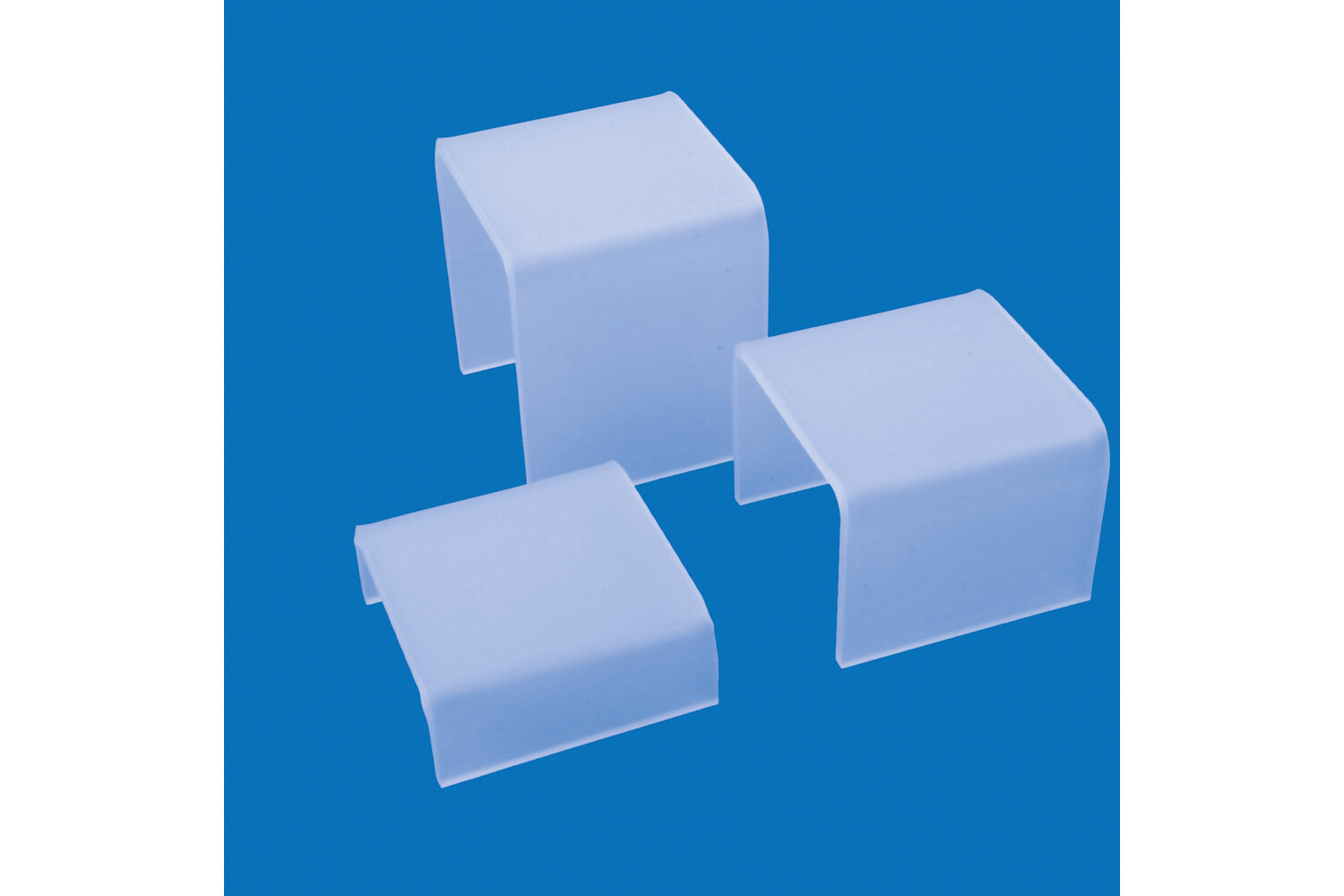 Set display trap wit - 3 stuks