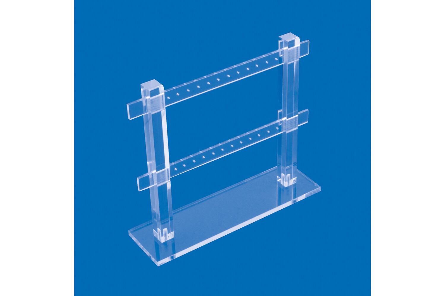 PRÉSENTOIR 2 BARREAUX B.O.TRANSPARENT