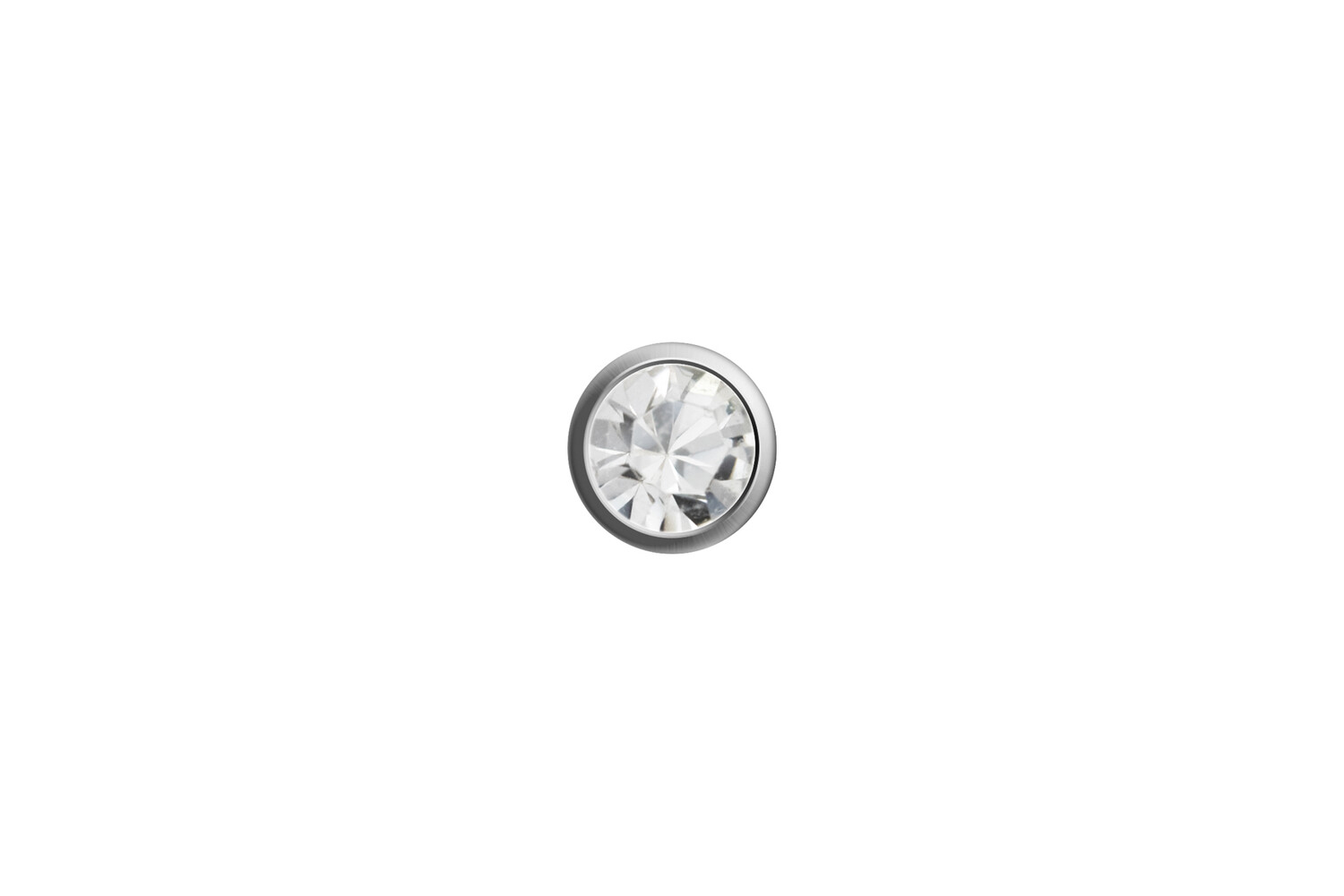 DZ EASY PIERCY -MINI SERTI BLANC-ACIER