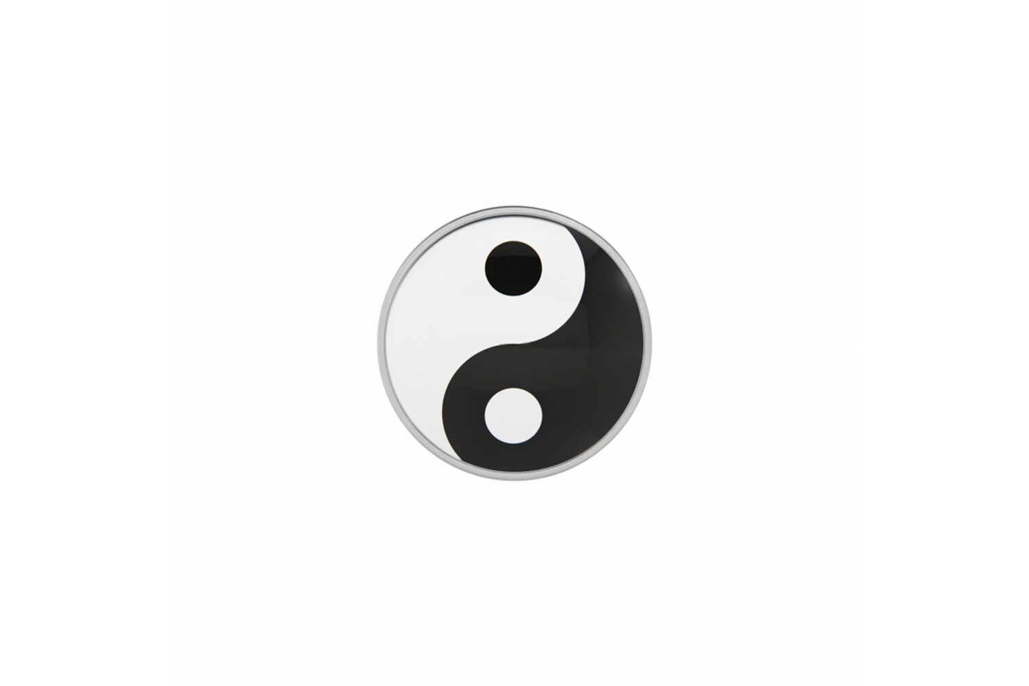 6PAIRE DE B.O. ACIER YING YANG