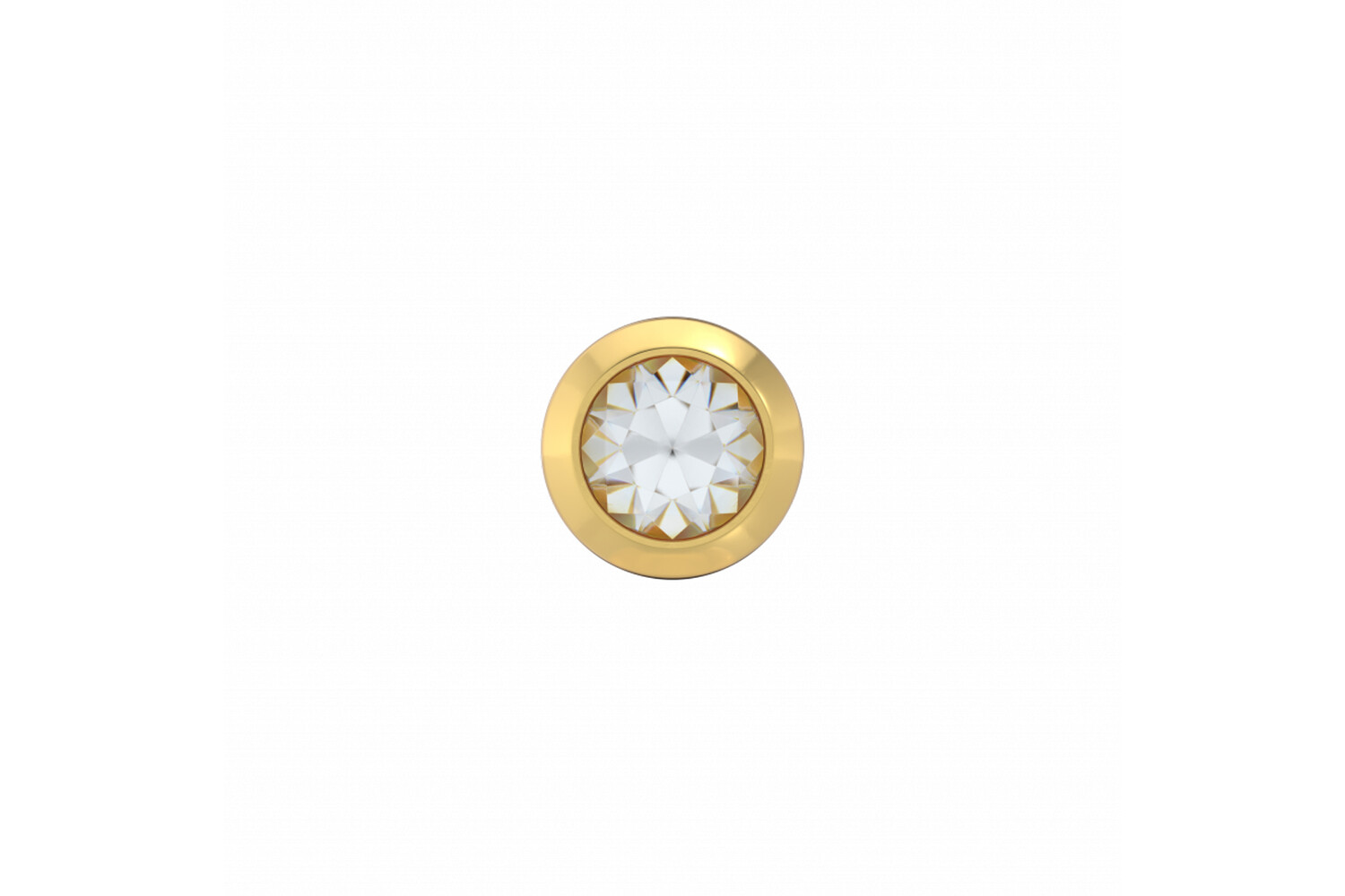 6PAIRE DE B.O. DOREES FLEURS BLANCHES