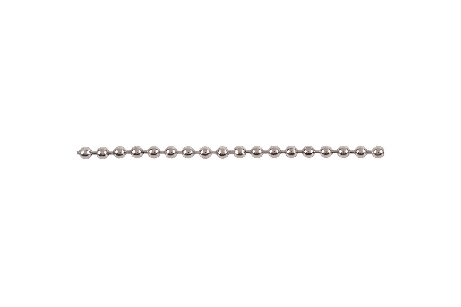 Chaine perlé acier 2.0 mm