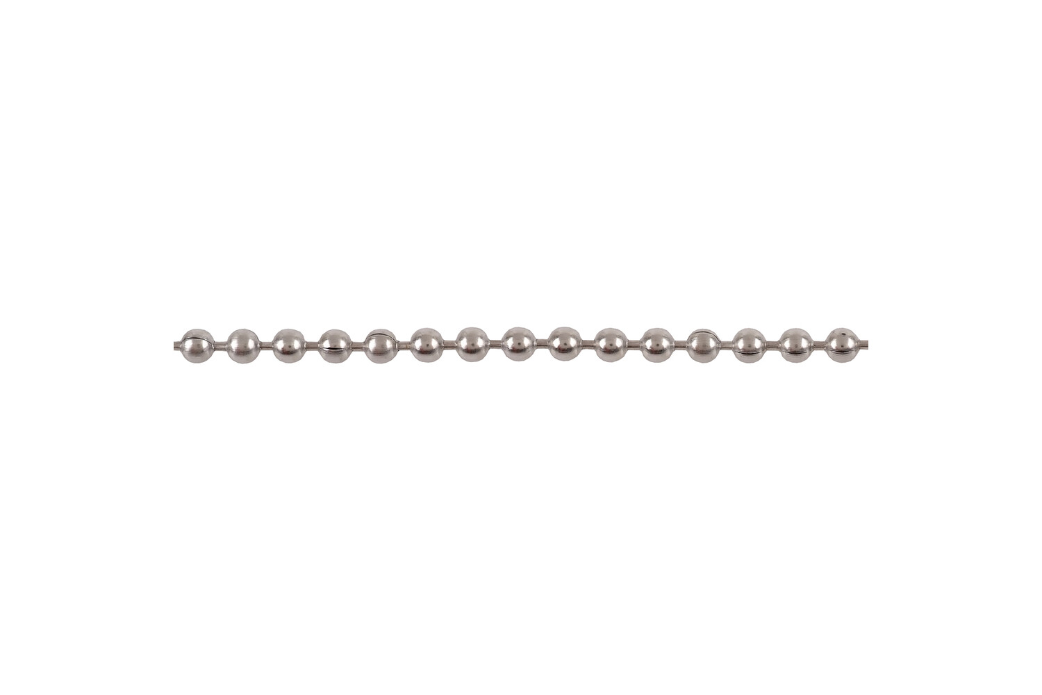 Chaine perlé acier 2.4 mm
