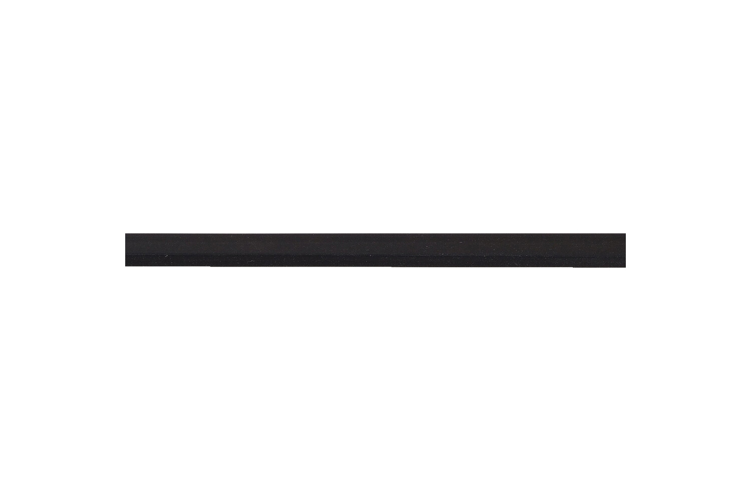 Corde caoutchouc noire section rectangle 4.0 x 2.0 mm