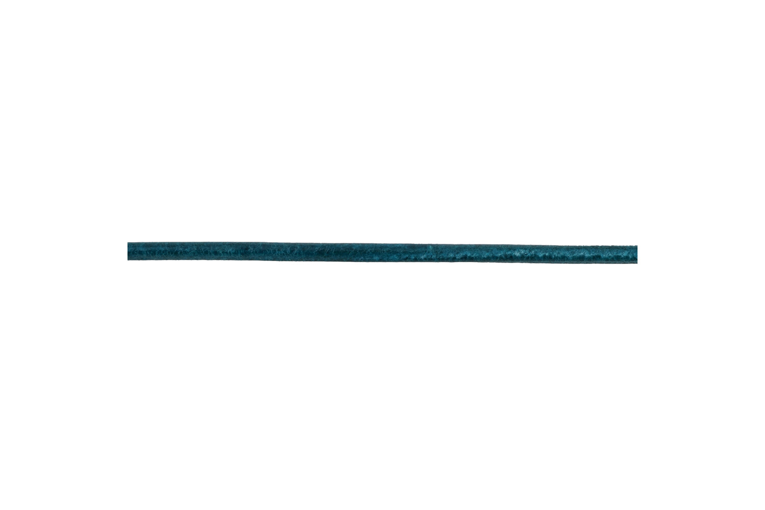 Corde en cuir  turquoise 2.0 mm