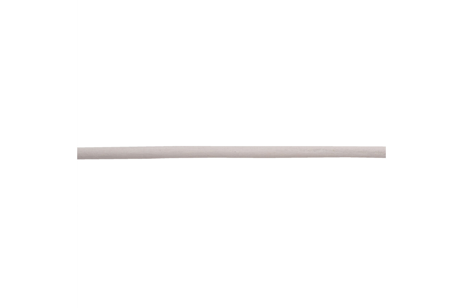 Corde en cuir  blanc 2.0 mm