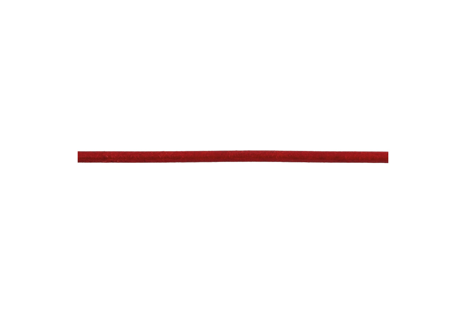 Corde en cuir  rouge 2.0 mm