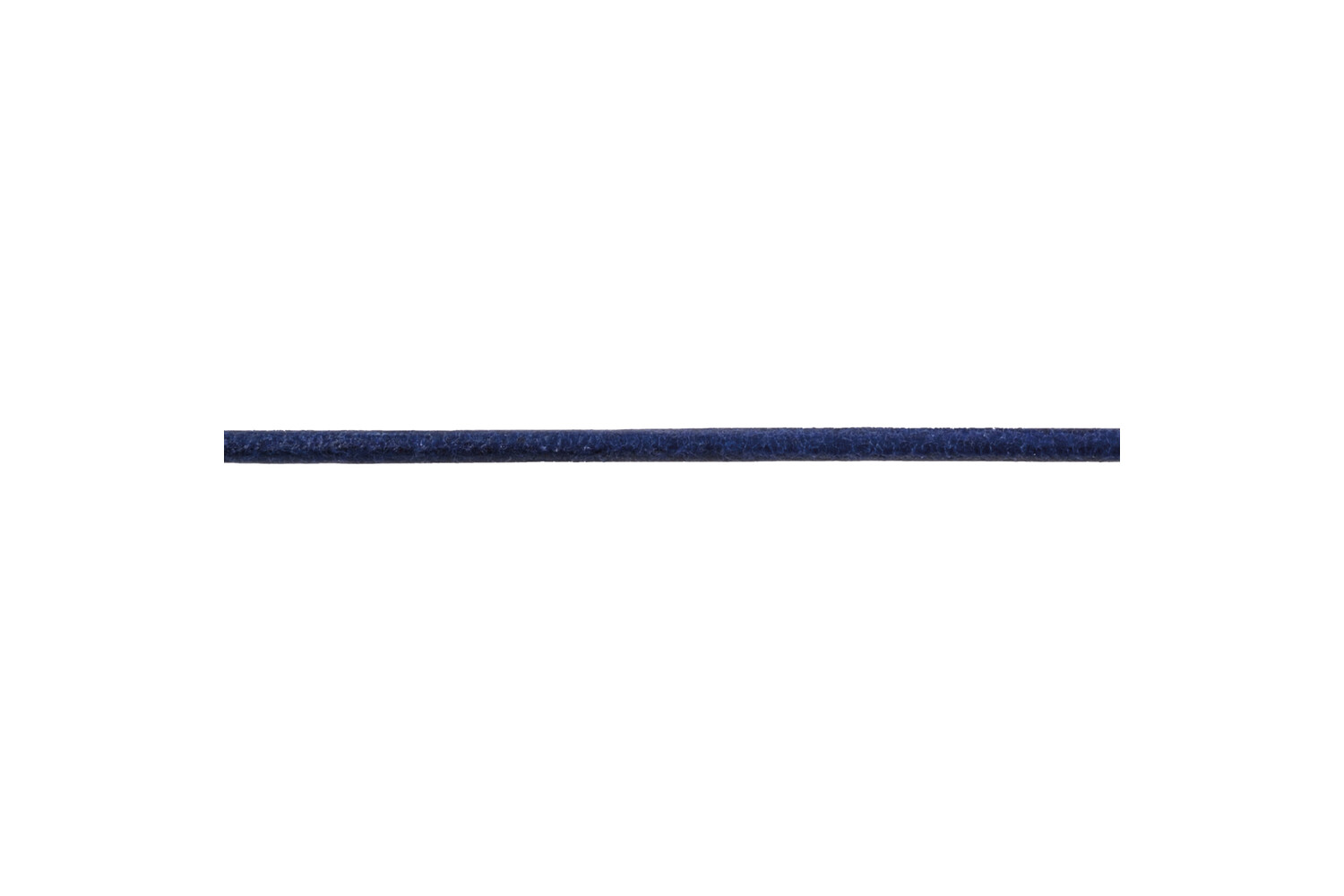 Corde en cuir  bleu 2.0 mm