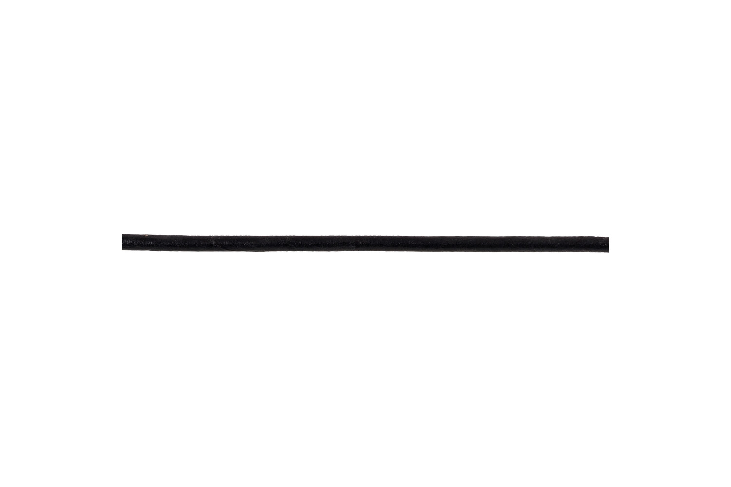 Corde en cuir  noir 2.0 mm