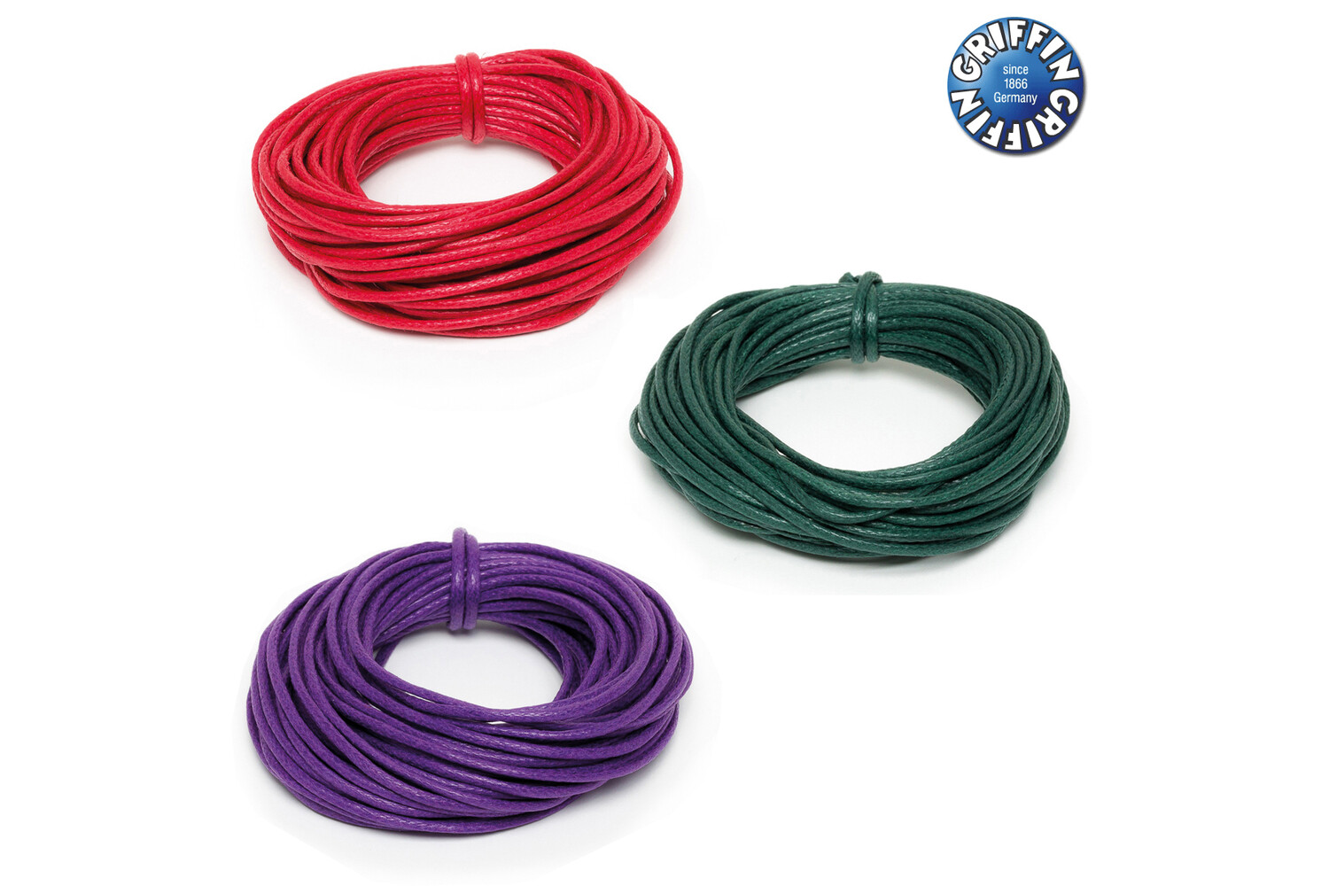 CORDONS EN COTON CIRE BLANC 0.8 MM