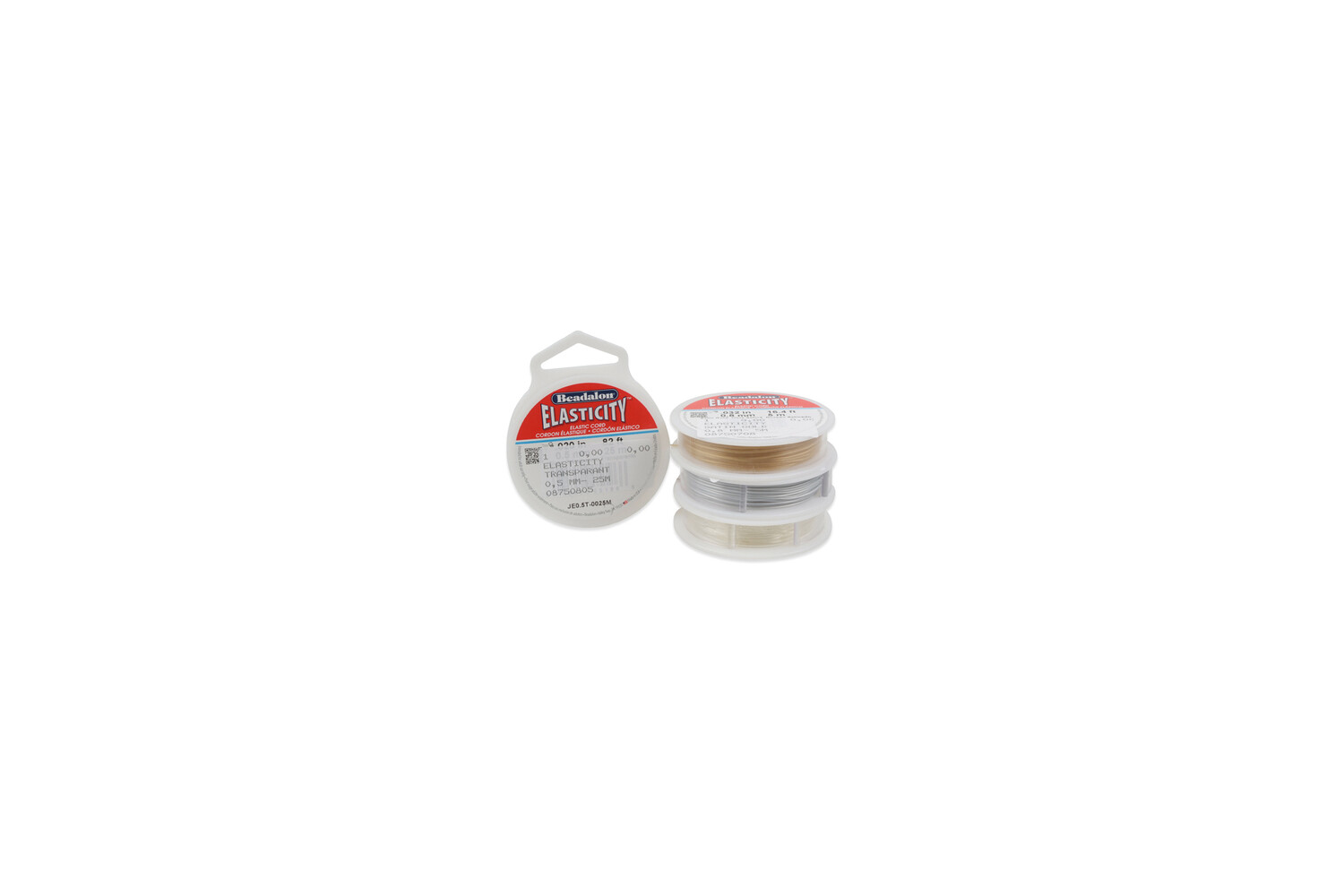 FIL ELASTIQUE SATIN SILVER 1 MM - 5 METRES