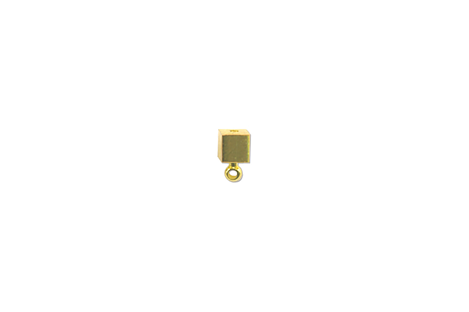 EMBOUTS POUR CORDE A MEM. CUBE JAUNE 4,0 MM