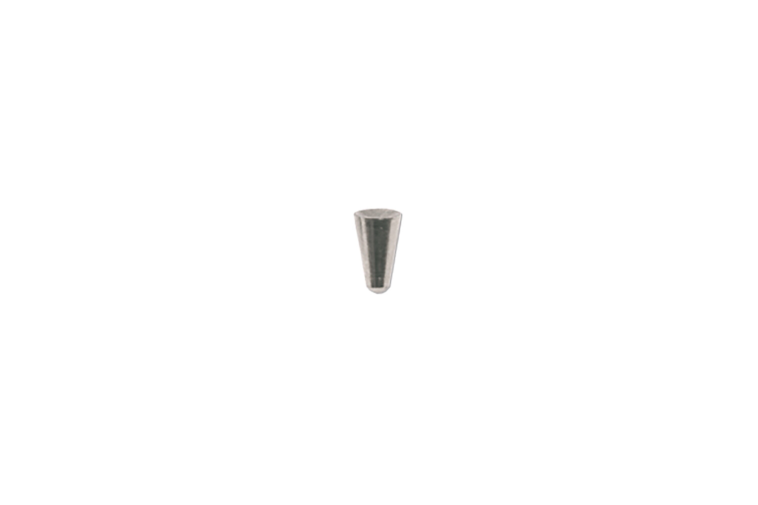 EMBOUTS POUR CORDE A MEM. CONE BLANC 6,5 MM