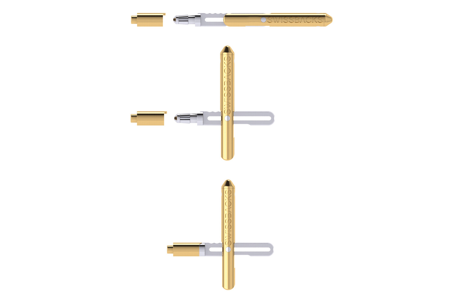 Swissback normal 1.0 mm or jaune 18 carats