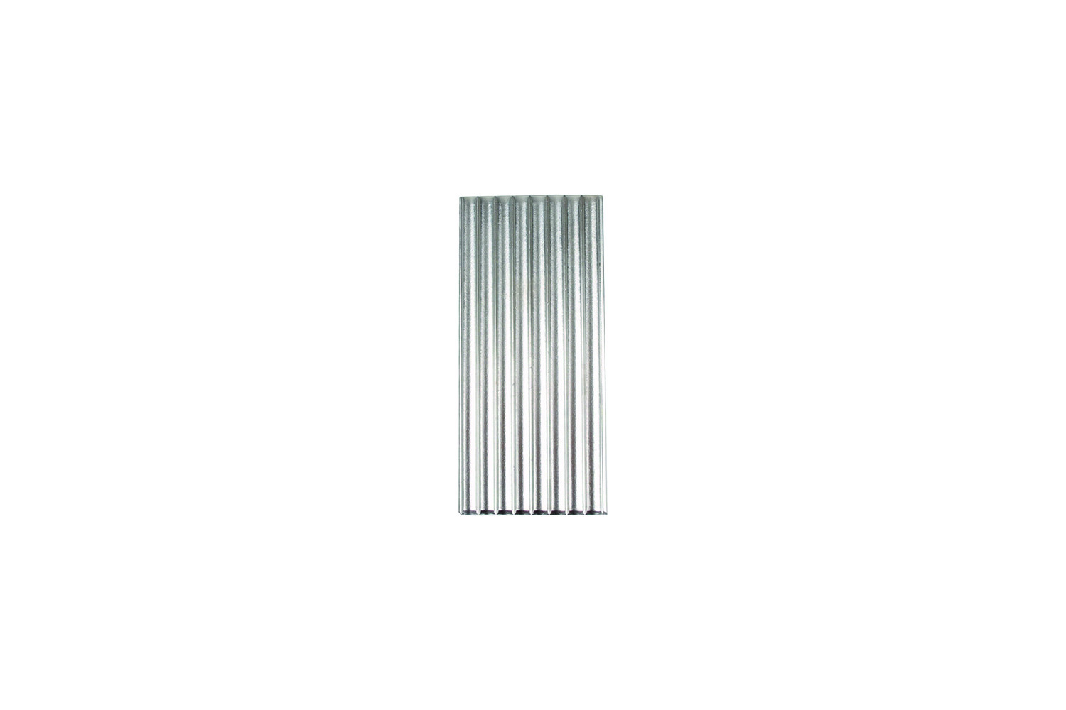 Anode argent (999,9/-) 45 x 100 mm nervurée