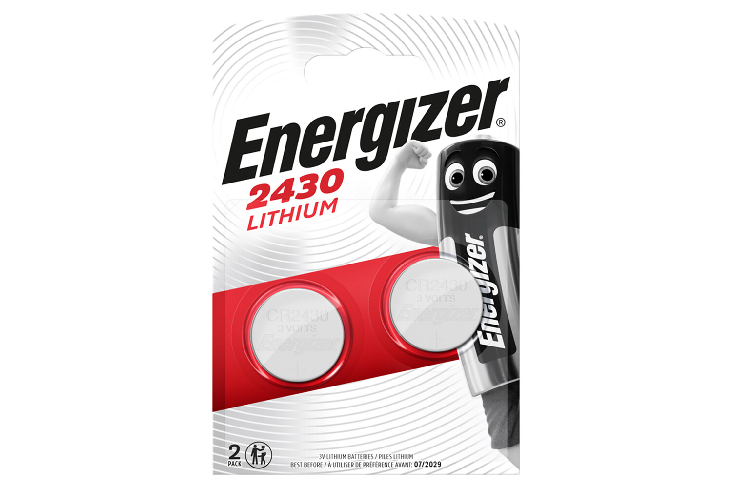 PILE ENERGIZER LITHIUM  CR 2430